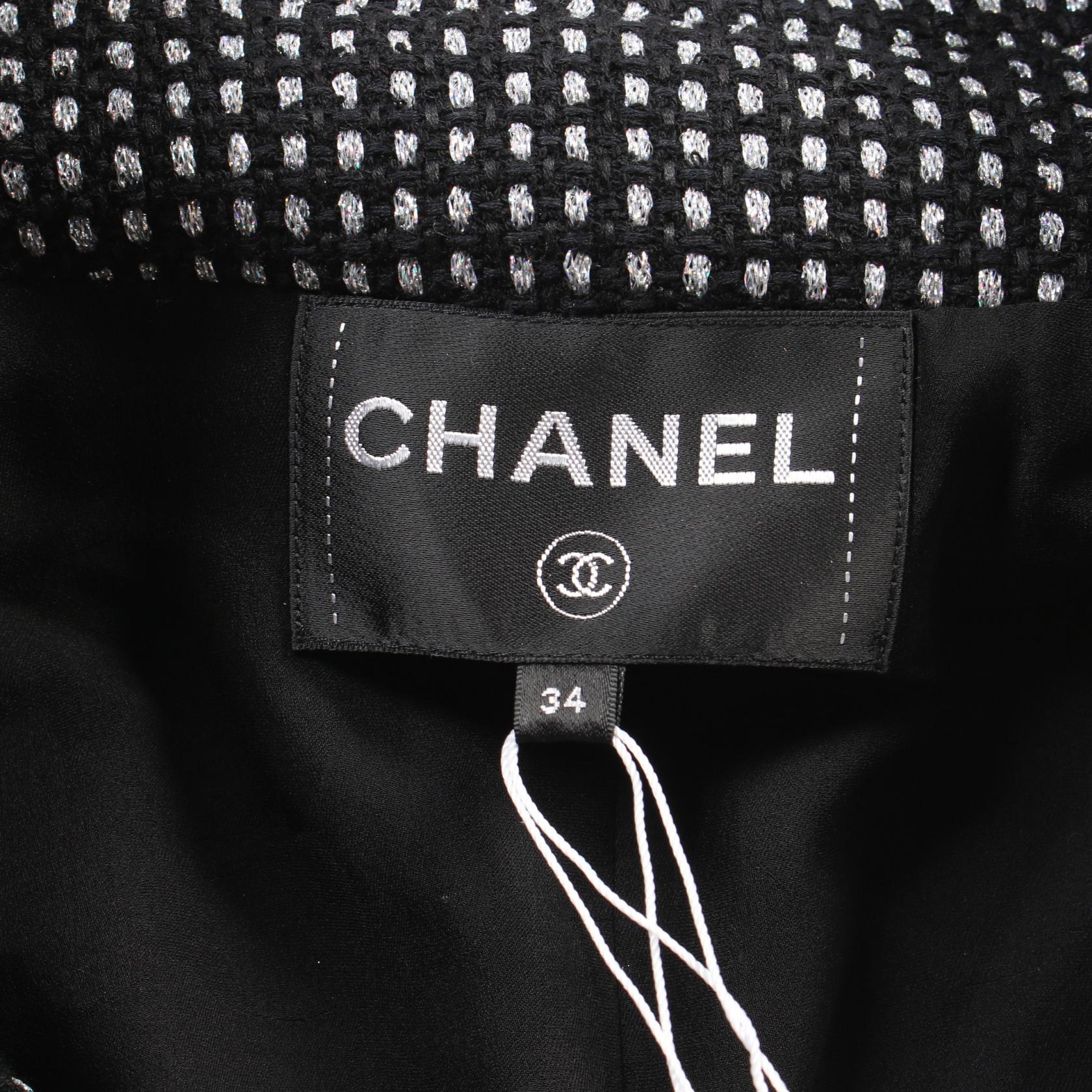 Chanel Silk Fabric Lion Button Outerwear