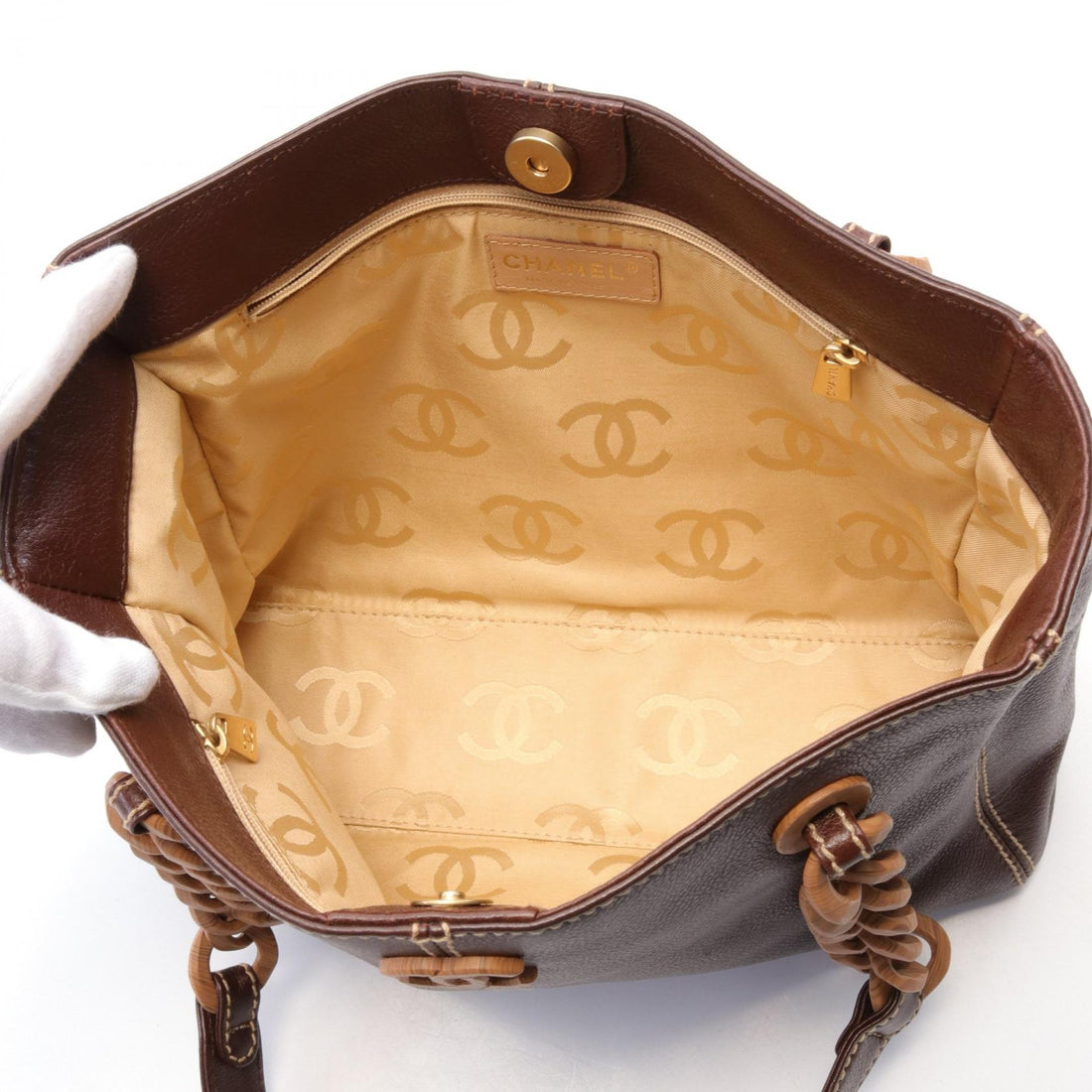 Chanel Leather Coco Mark Shoulder Bag