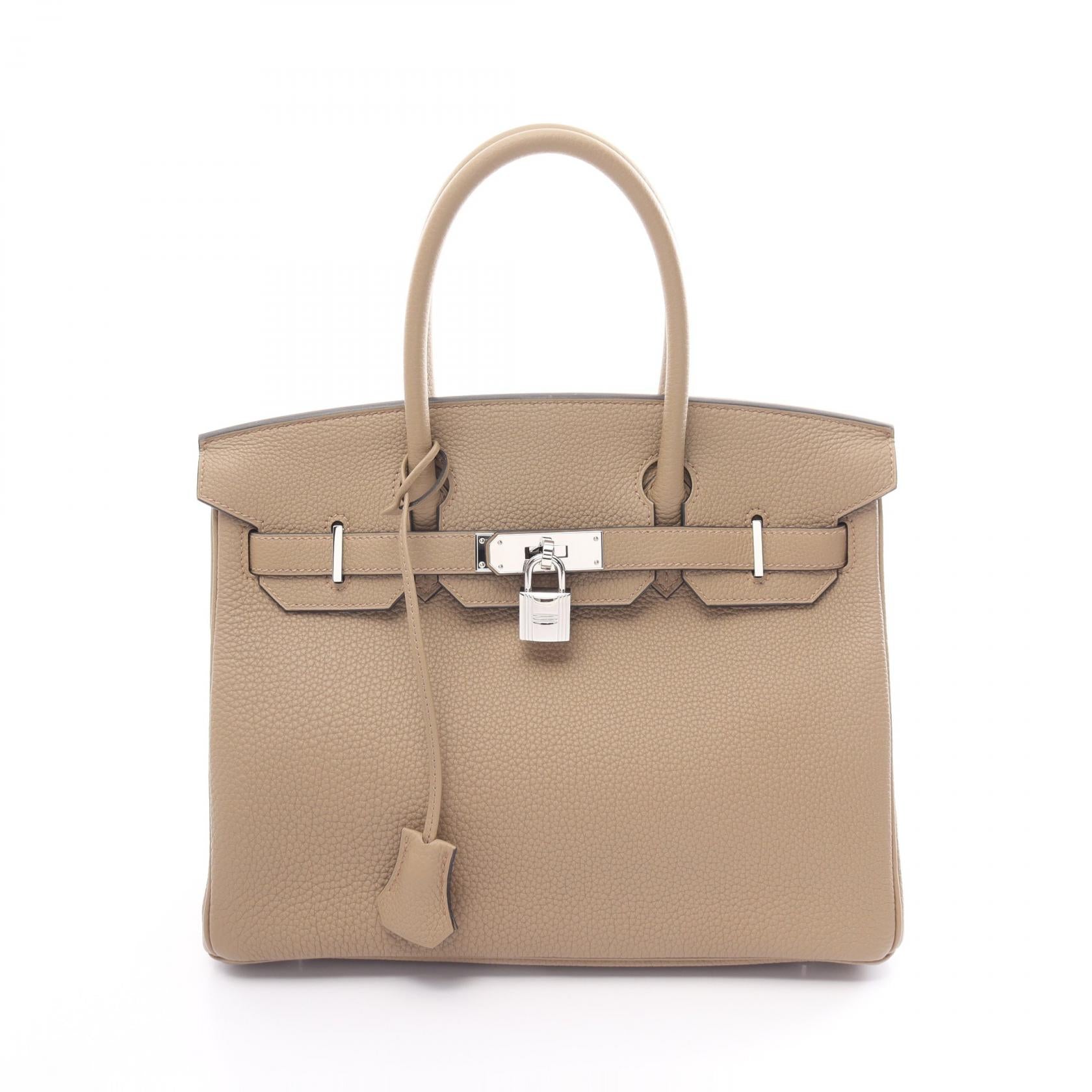 Hermes Birkin 30 Togo Handbag Beige