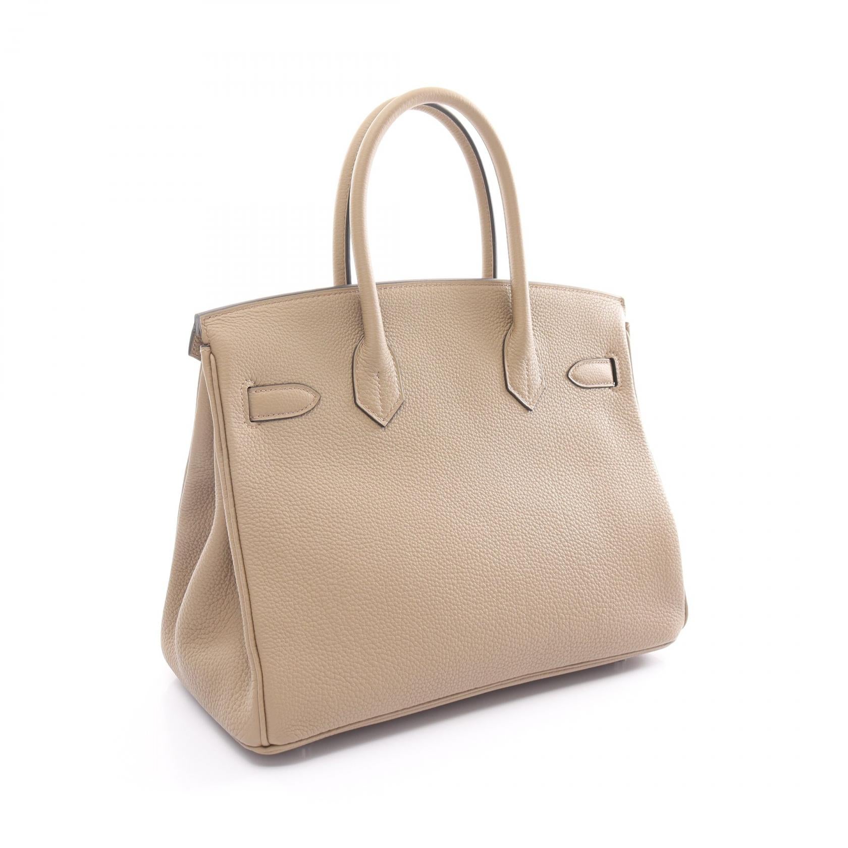 Hermes Birkin 30 Togo Handbag Beige