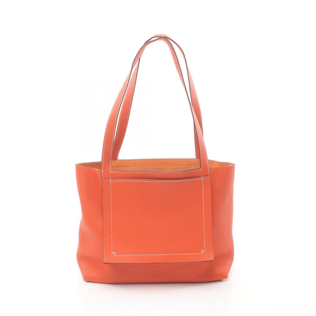 Hermes Cabas Seliere 31 Tote Bag Orange