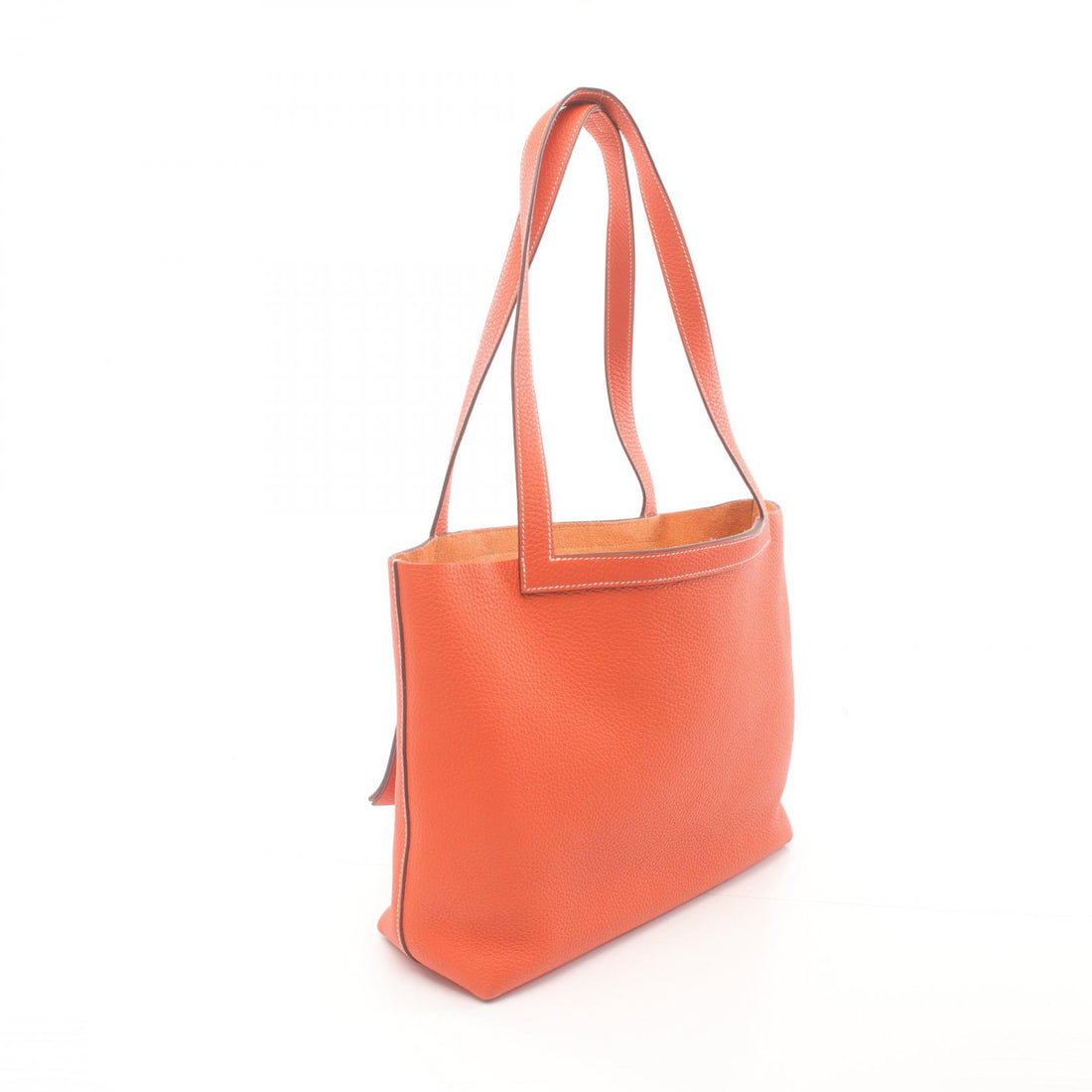 Hermes Cabas Seliere 31 Tote Bag Orange