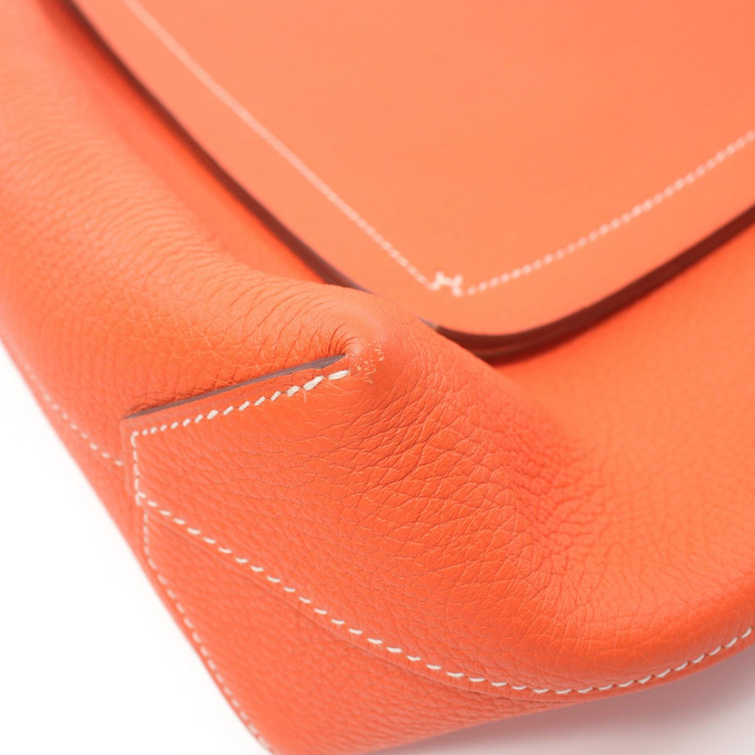 Hermes Cabas Seliere 31 Tote Bag Orange