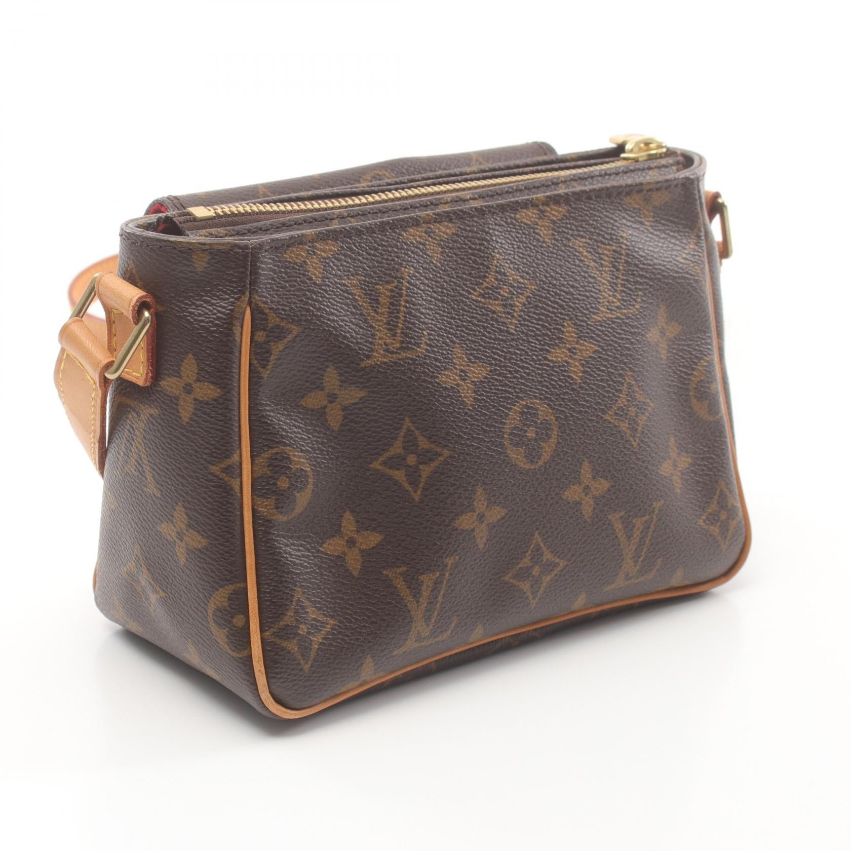 Louis Vuitton Vivacite PM Shoulder Bag Brown M51165