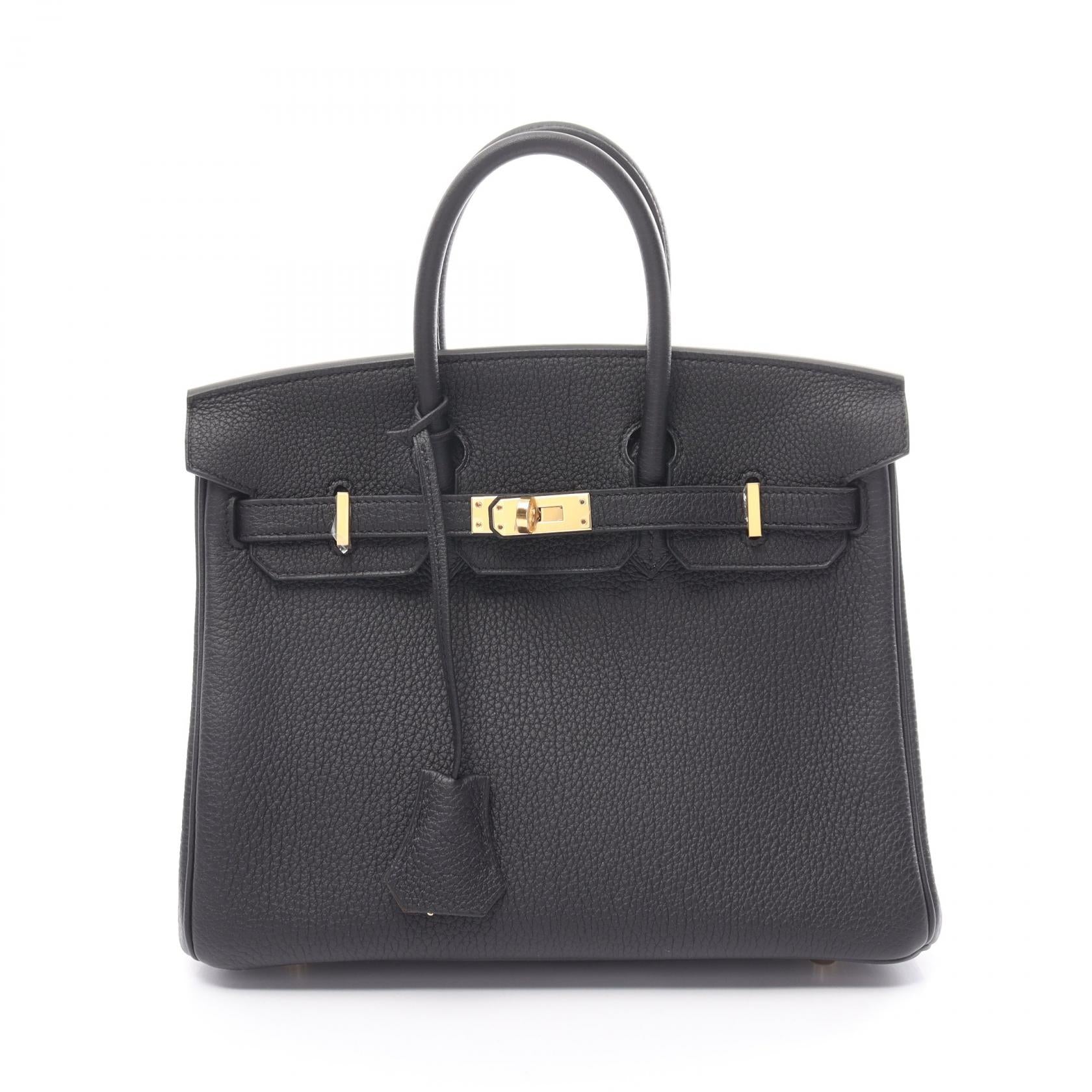 Hermes Birkin 25 Verso Handbag Black