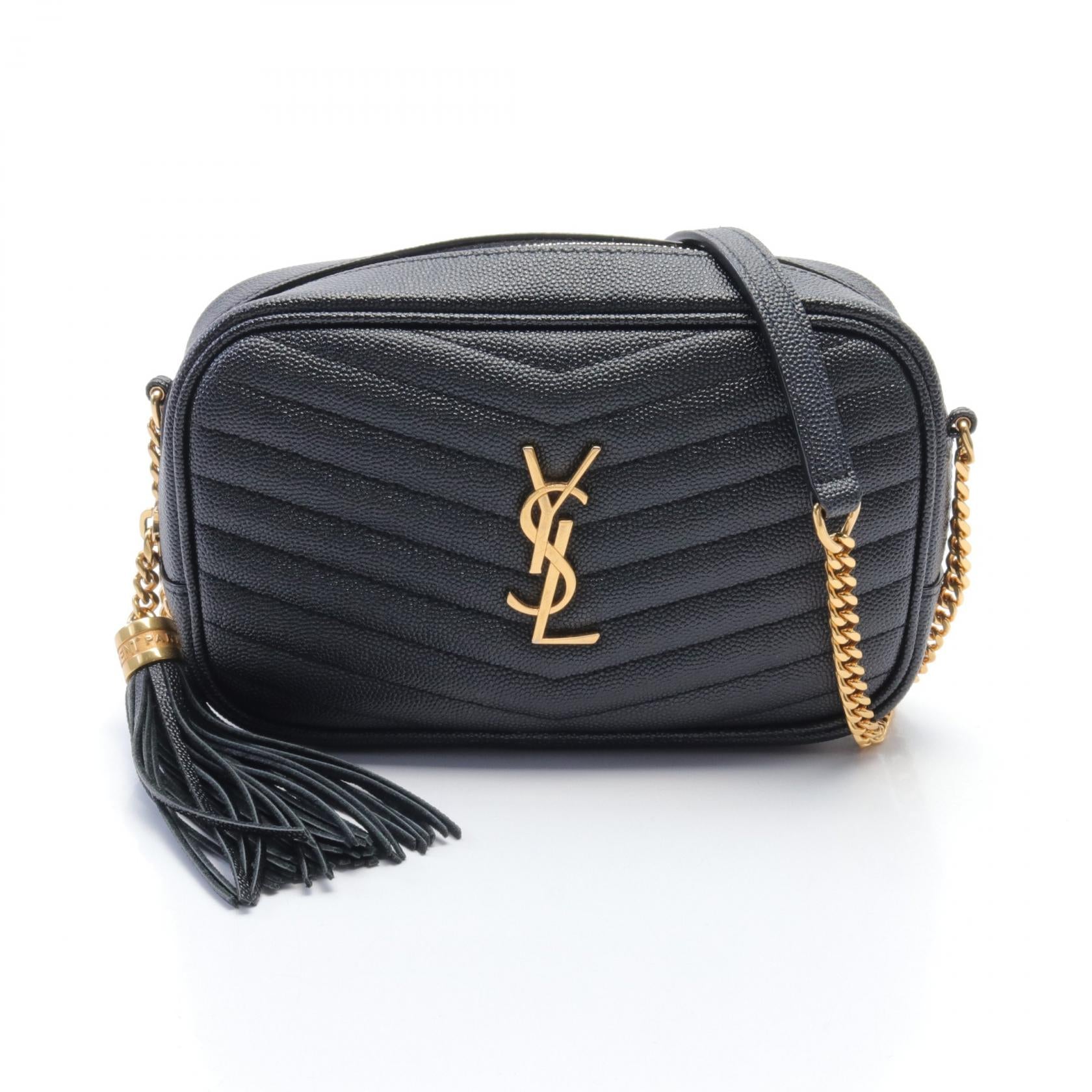 Yves Saint Laurent Lou Mini Leather Shoulder Bag