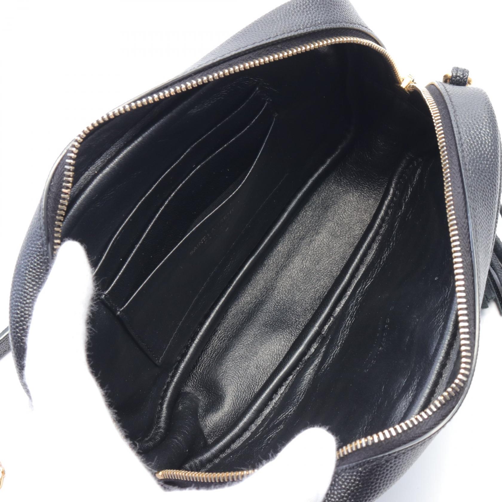 Yves Saint Laurent Lou Mini Leather Shoulder Bag