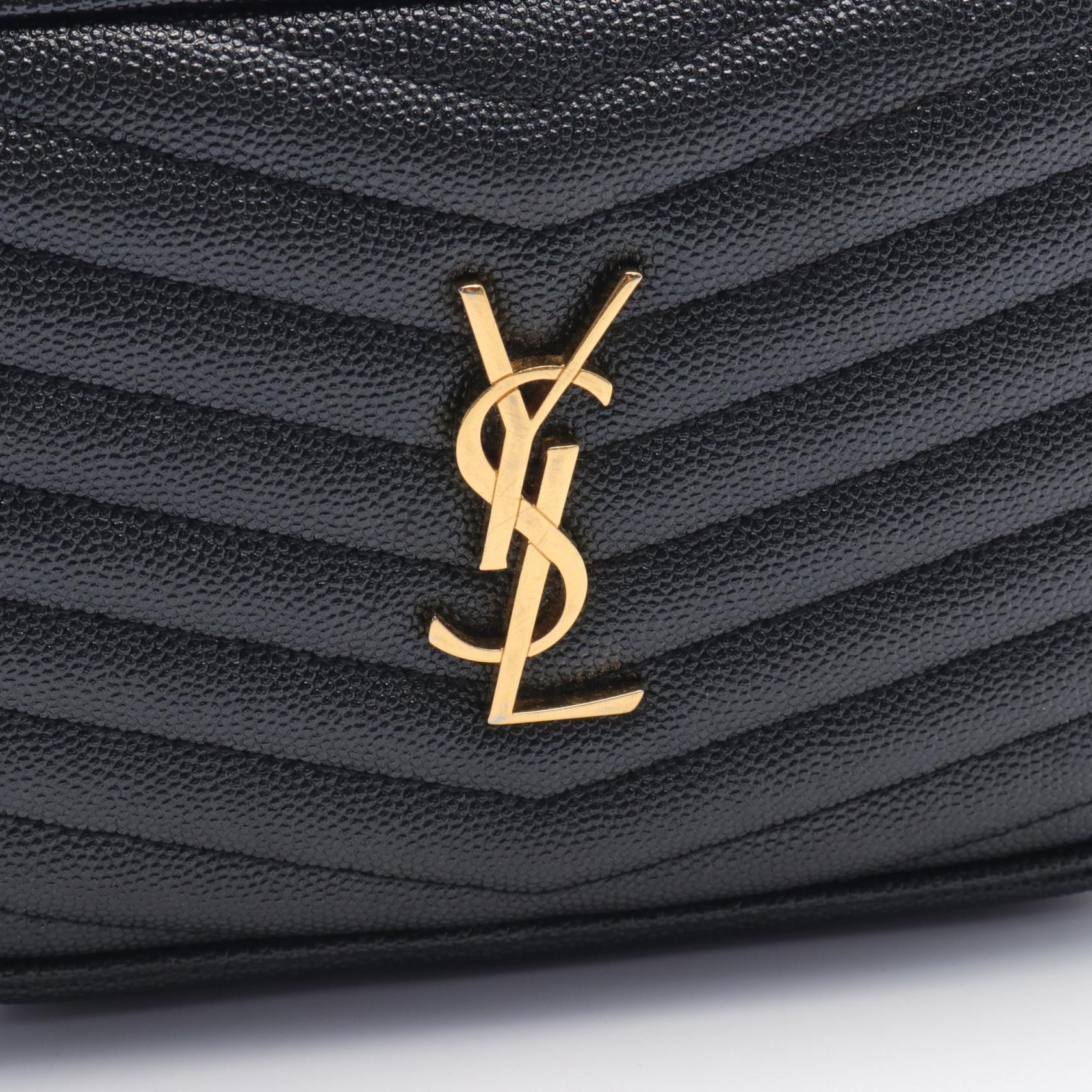 Yves Saint Laurent Lou Mini Leather Shoulder Bag