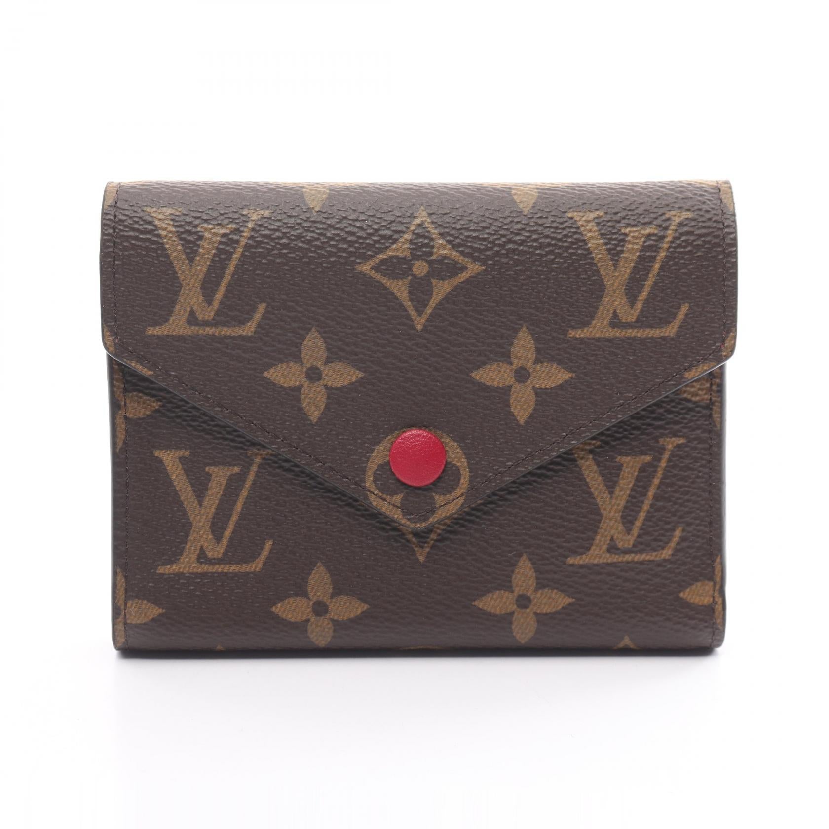 Louis Vuitton Portefeuille Victorine  Canvas Short Wallet M41938 in Great Condition