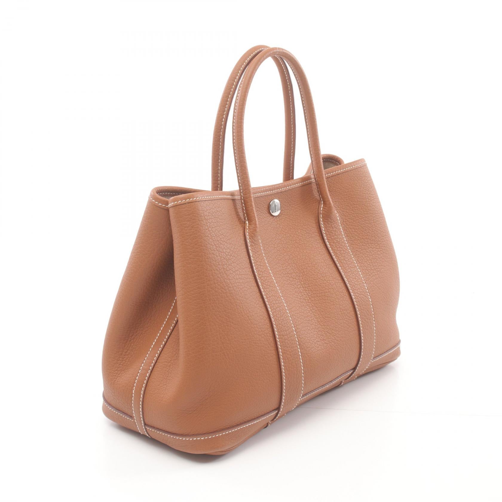 Hermes Garden Party TPM Tote Bag Brown