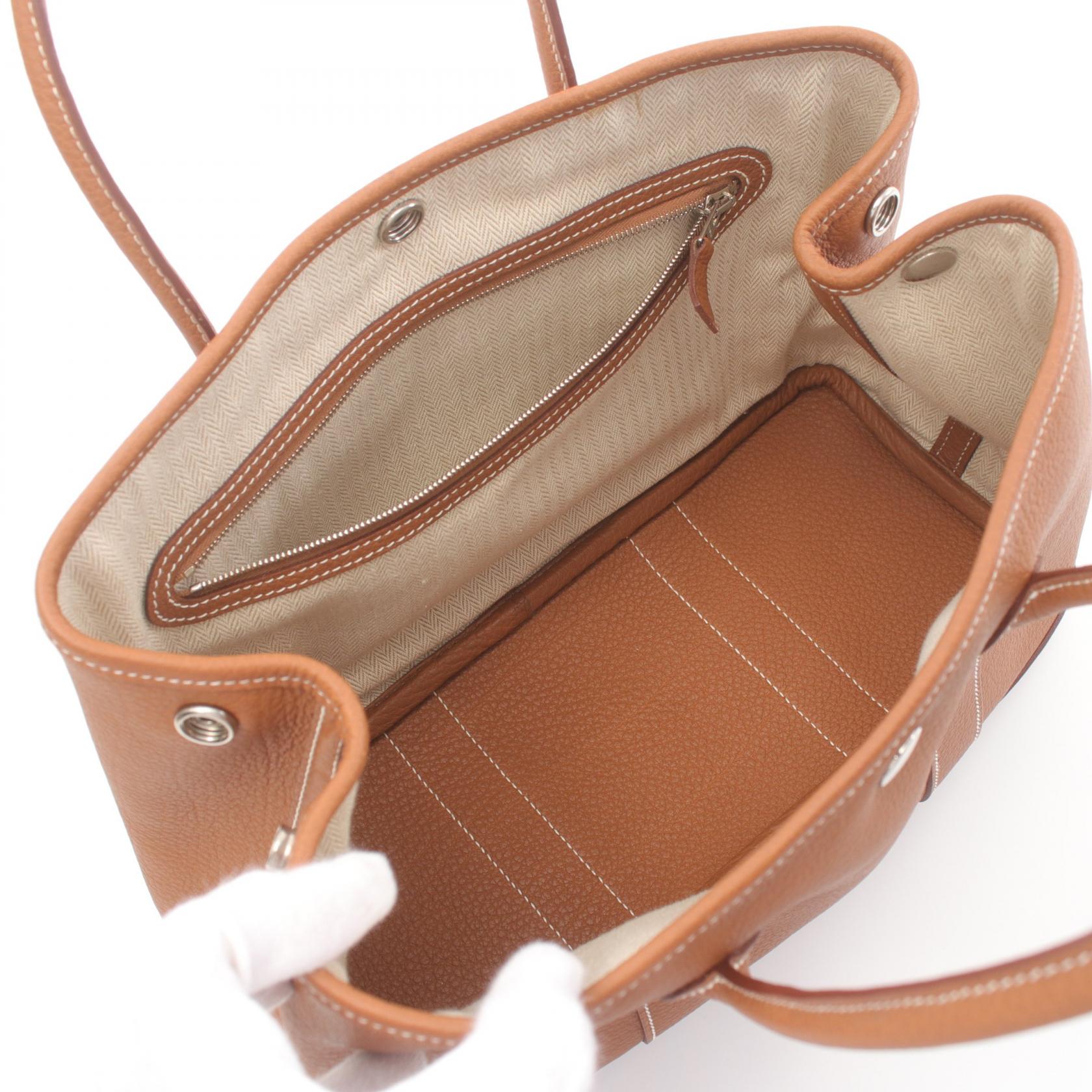 Hermes Garden Party TPM Tote Bag Brown