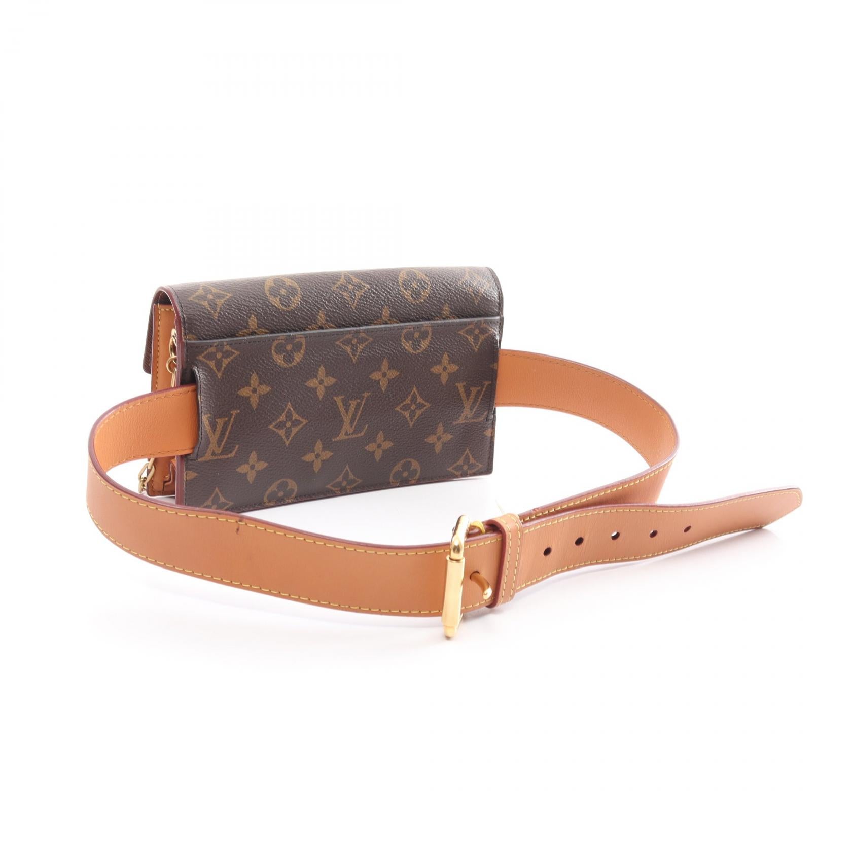 Louis Vuitton Monogram S Lock Belt Pouch M44667