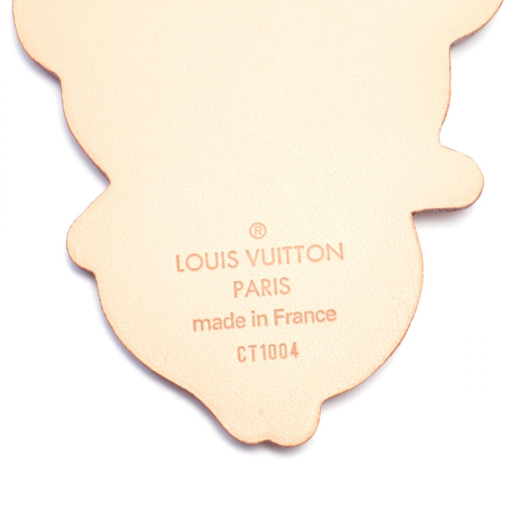 Louis Vuitton Panda Keychain Leather M62637