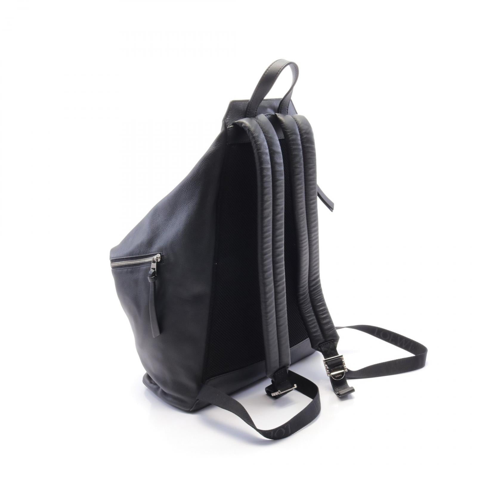 Loewe Leather Nylon Convertible Backpack