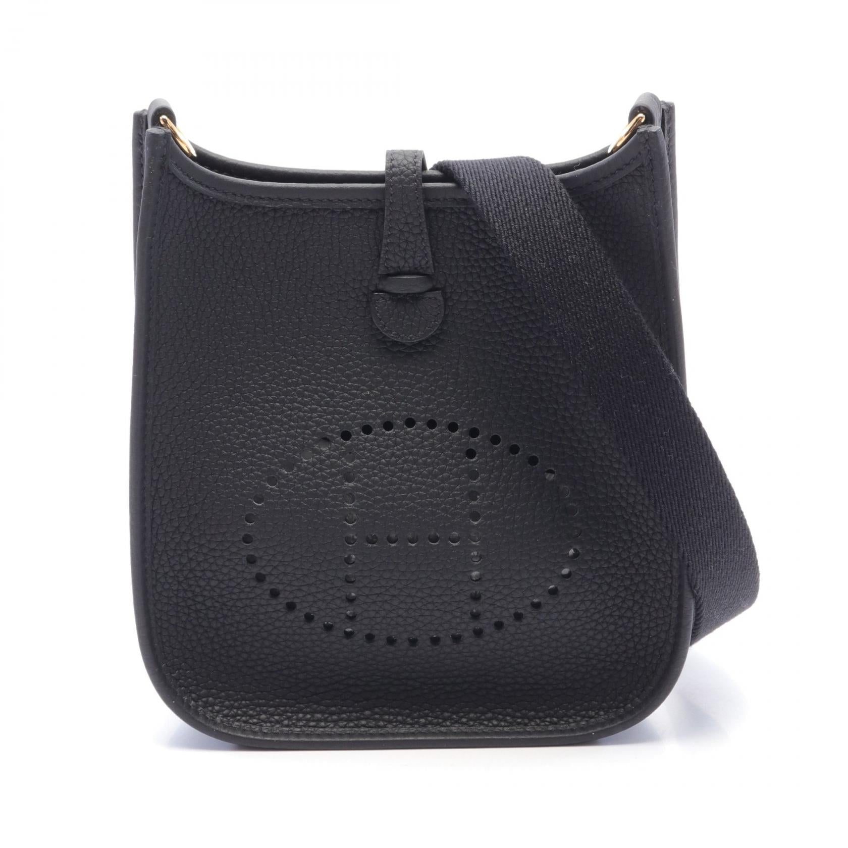 Hermes Evelyne TPM Shoulder Bag Black