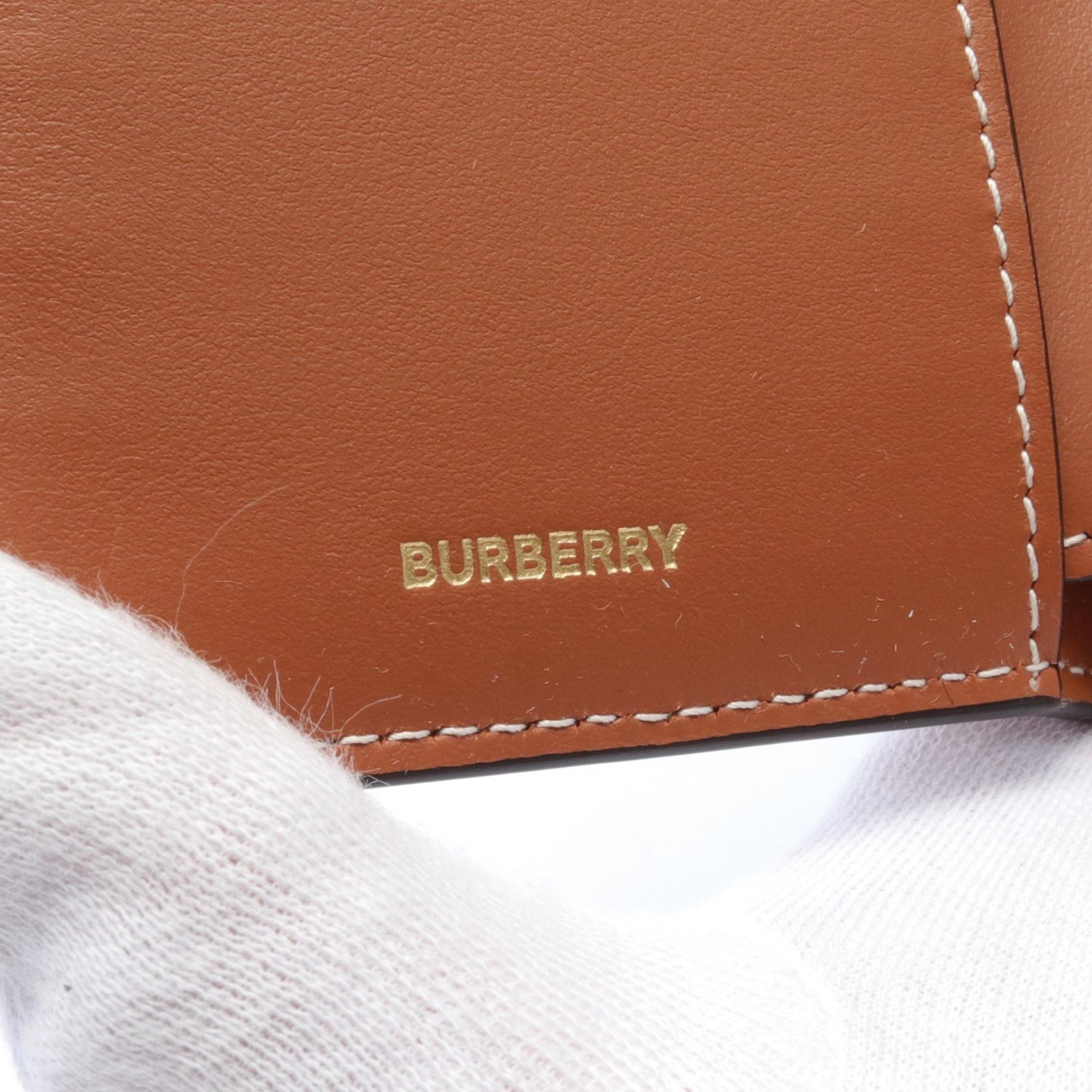 Burberry Bifold Long Wallet Beige Multicolor