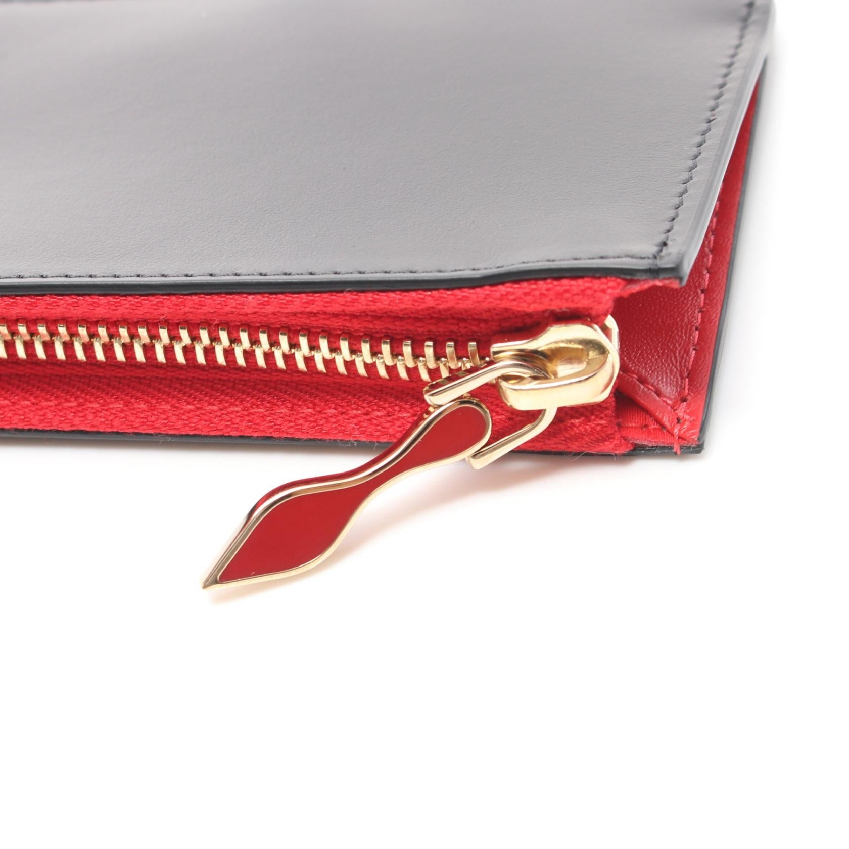 Christian Louboutin LOUBI54 Zipped Card Holder