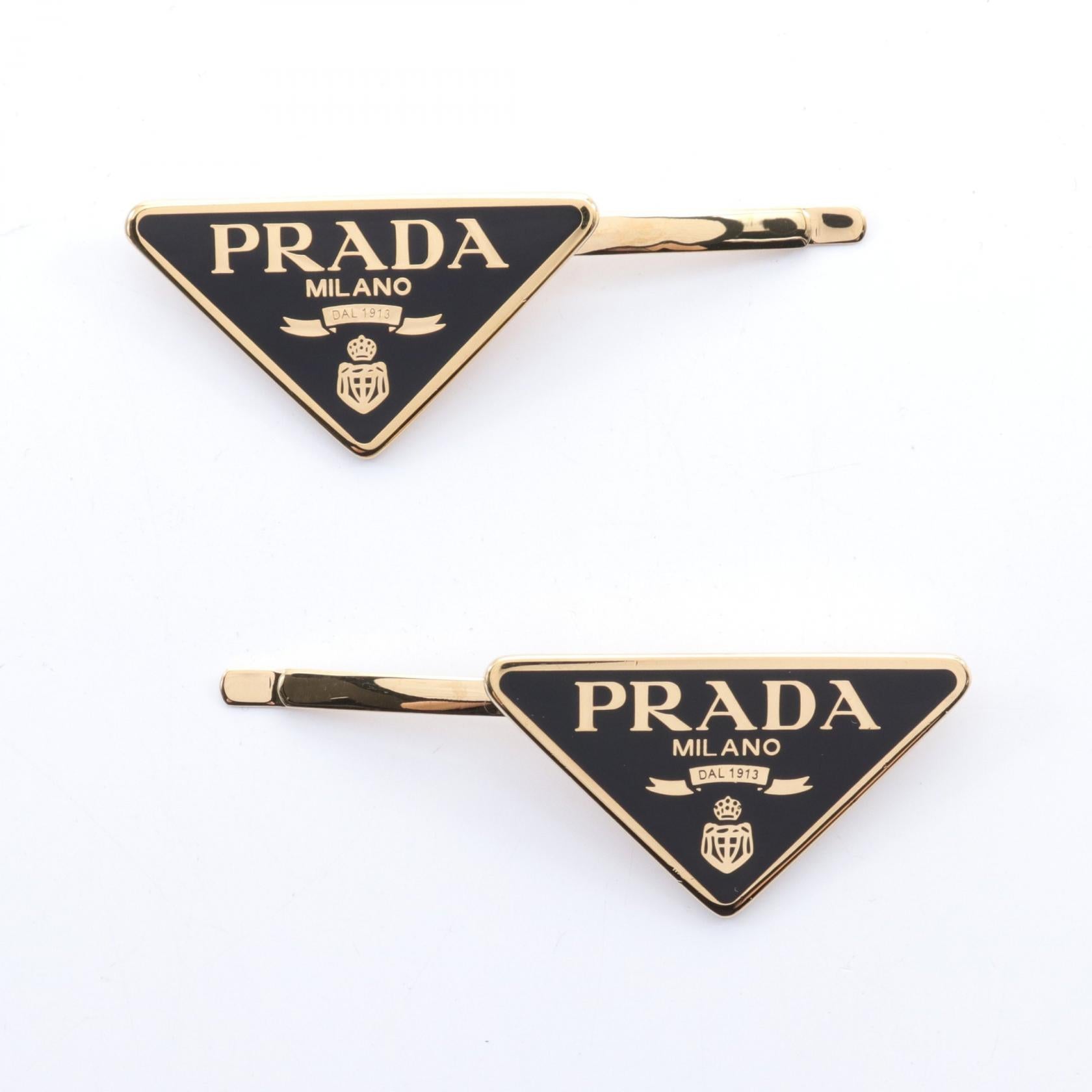 Prada FERMAGLI Gold Plated Accessory