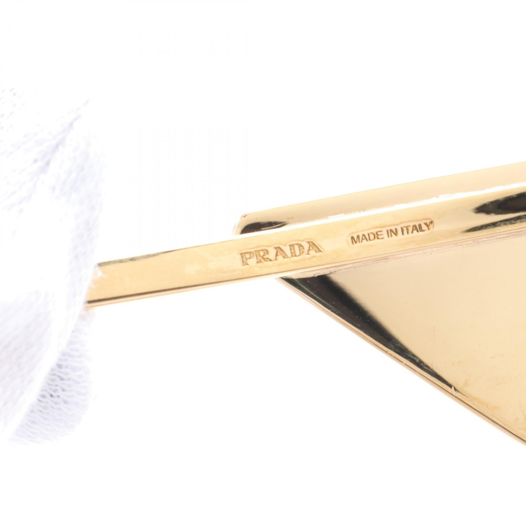 Prada FERMAGLI Hair Accessory Gold/Black