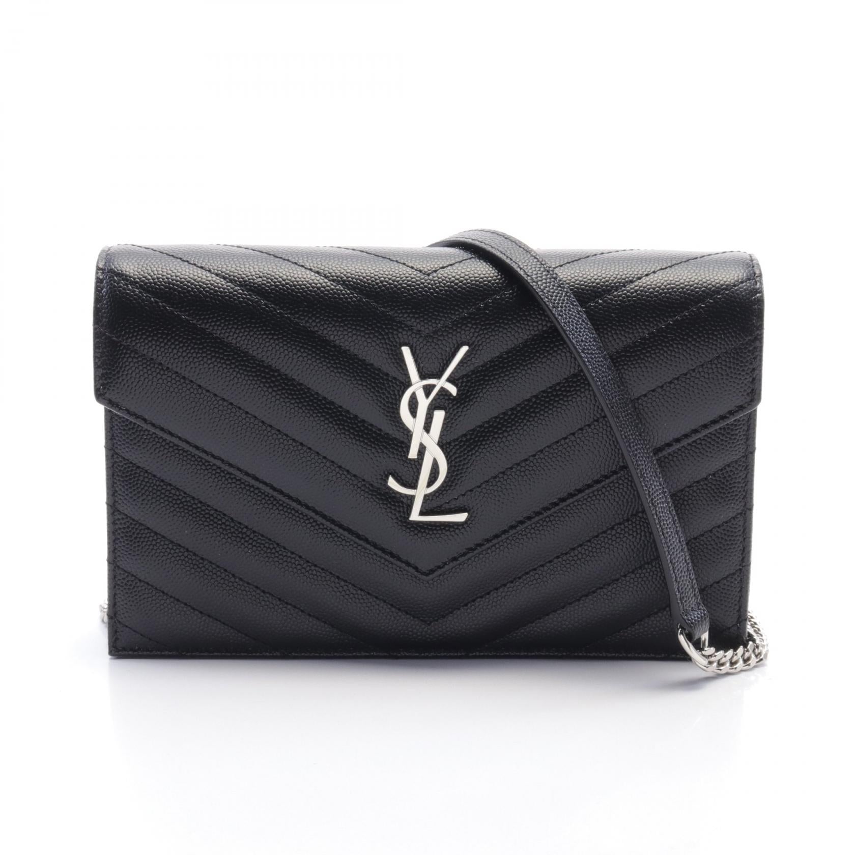 Saint Laurent Cassandra Leather Shoulder Bag