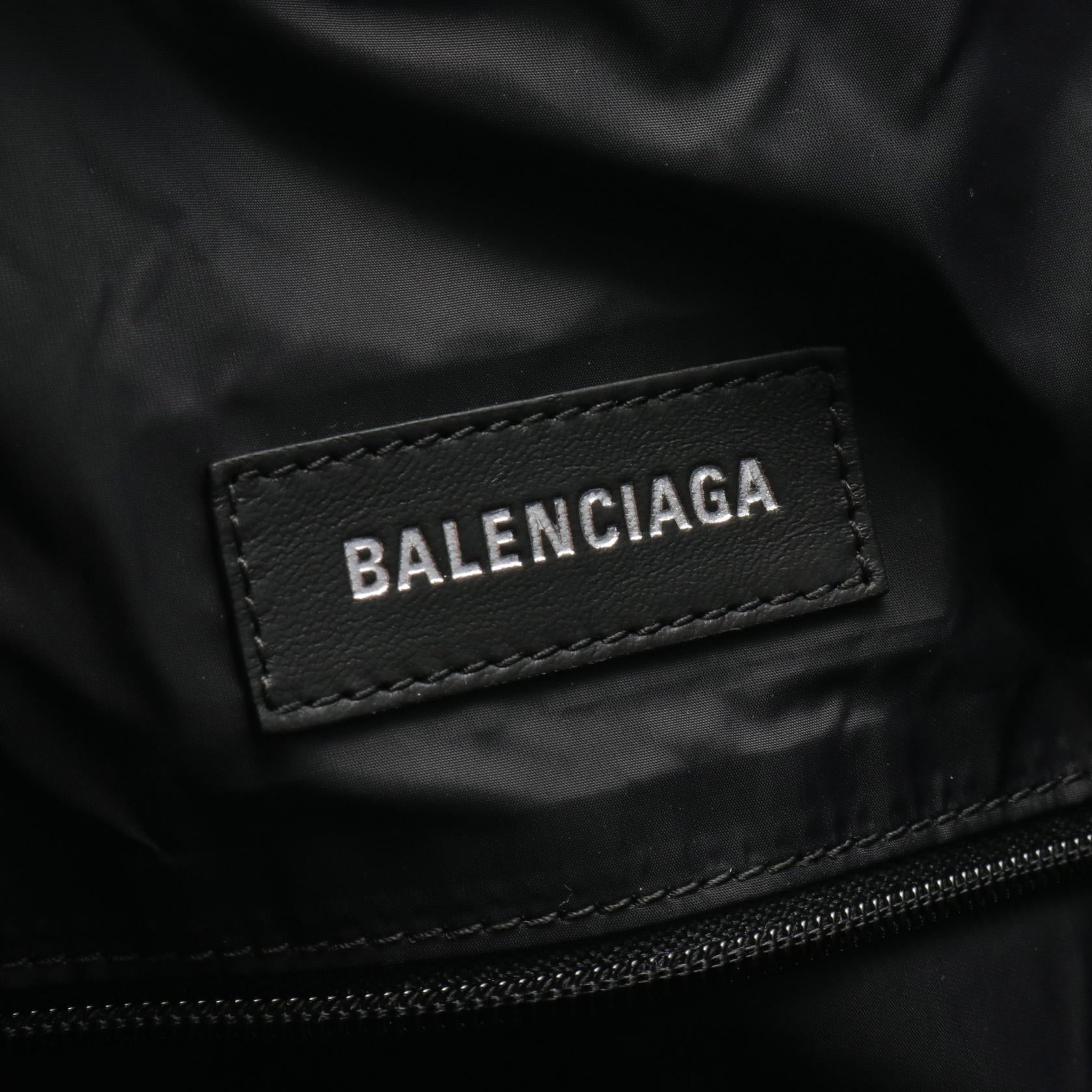 Balenciaga Nylon Large Tote Bag Black