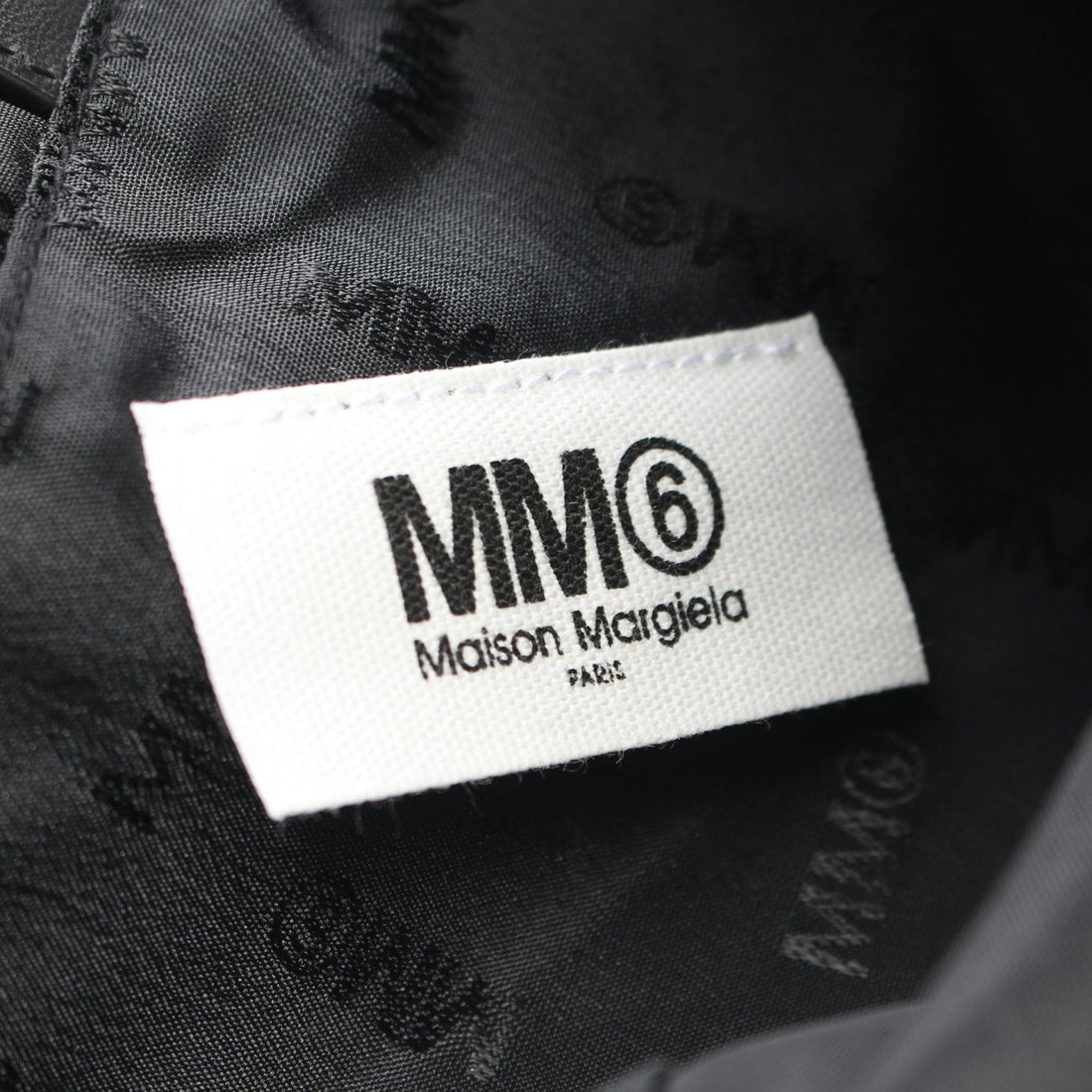 MM6 Japanese Tote Bag Leather Black