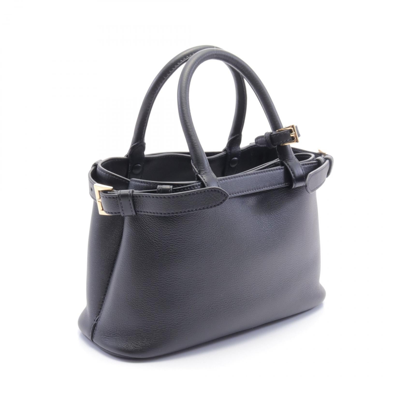 Prada Leather Handbag Black 1BA4182CYSF0002