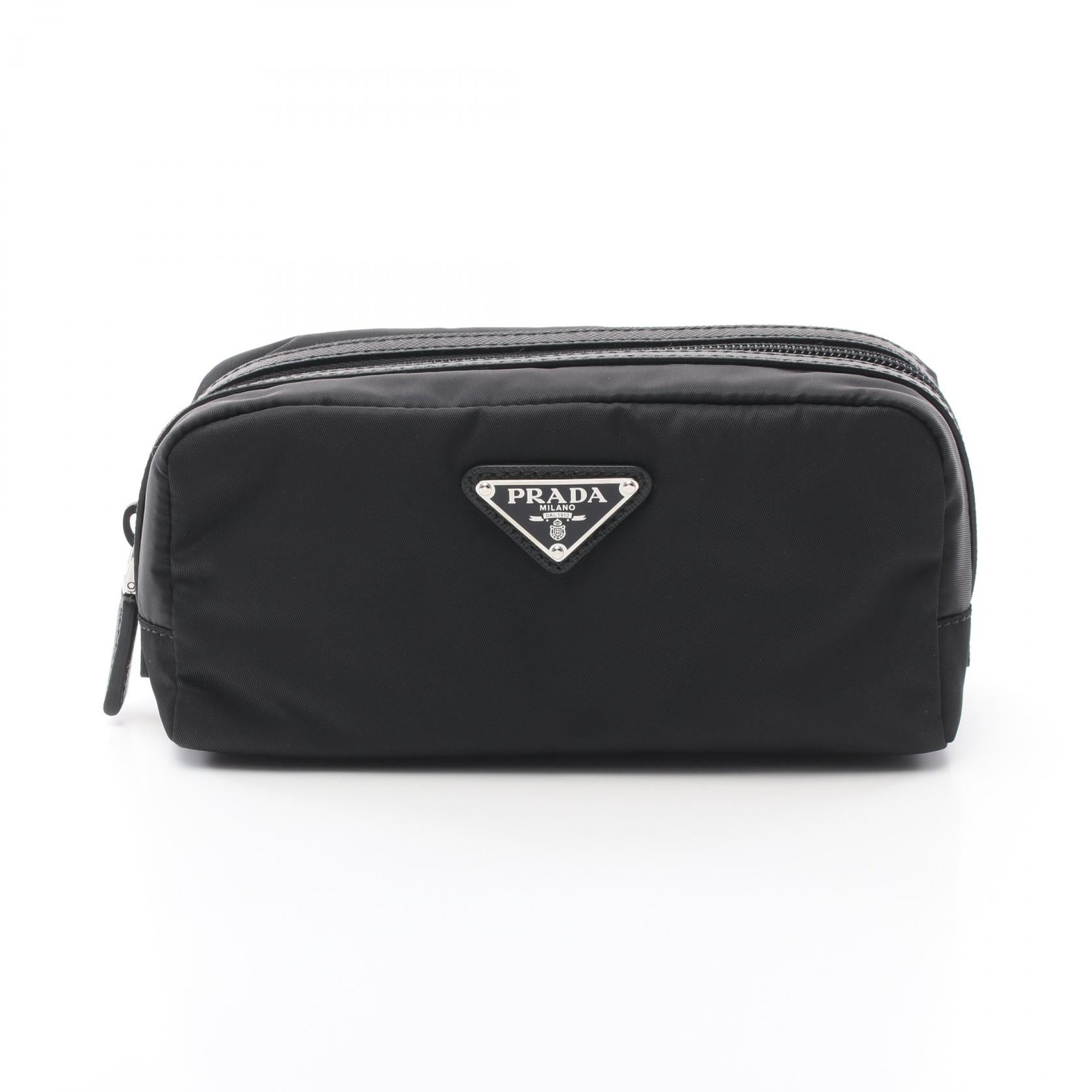 Prada Nylon Triangle Logo Pouch 2NA0452DMHF0002