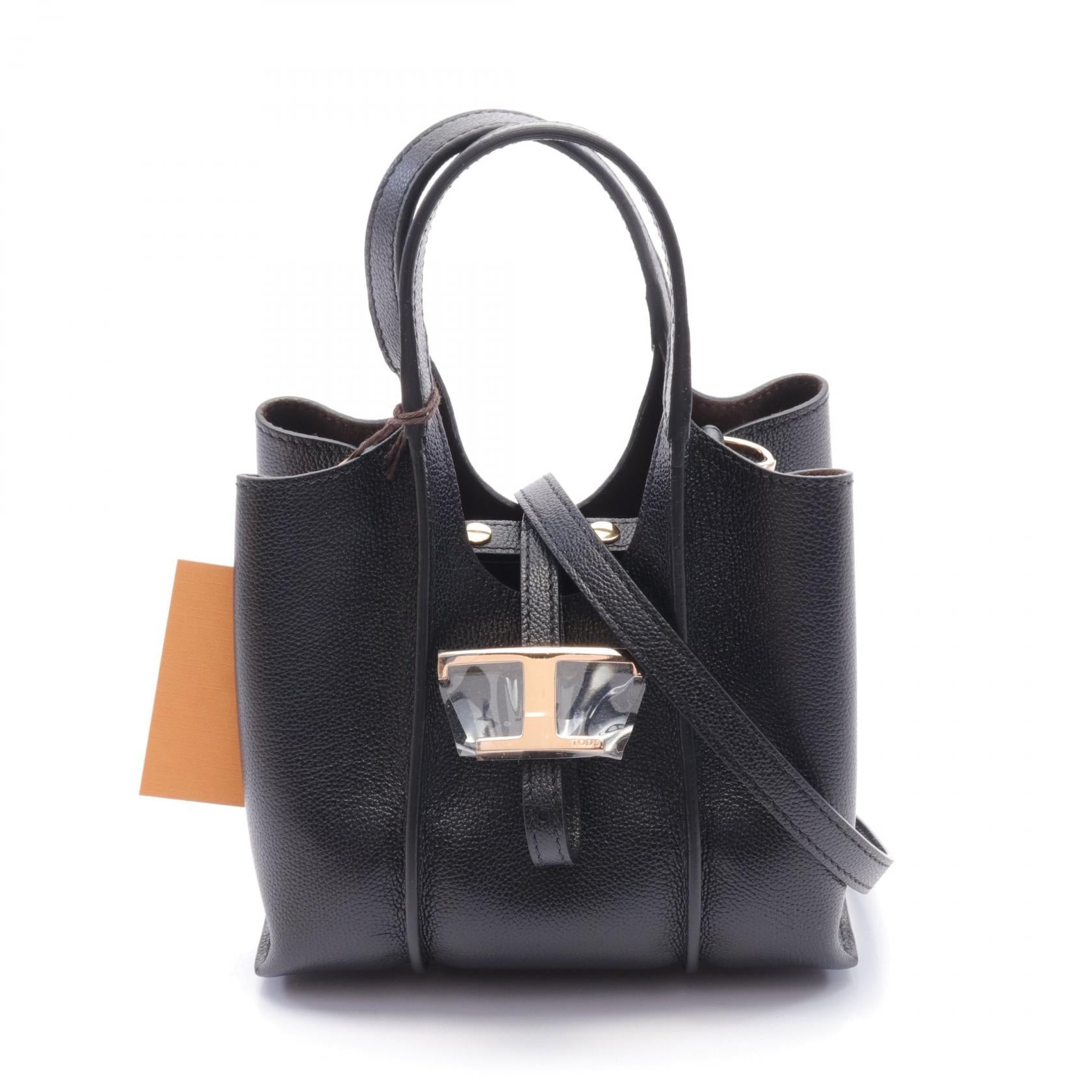 Tod's Leather Timeless Micro Handbag Black