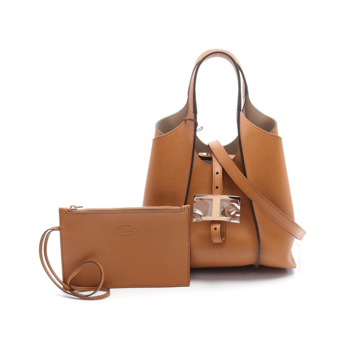 Tod's Leather Timeless Mini Handbag Brown