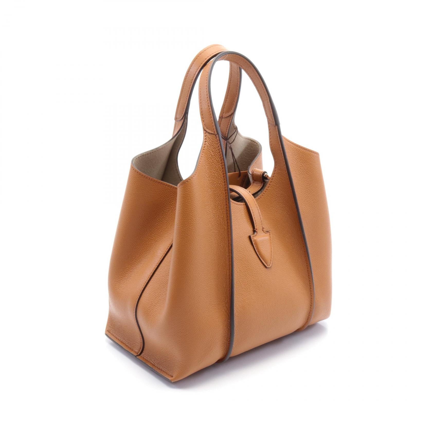 Tod's Leather Timeless Mini Handbag Brown