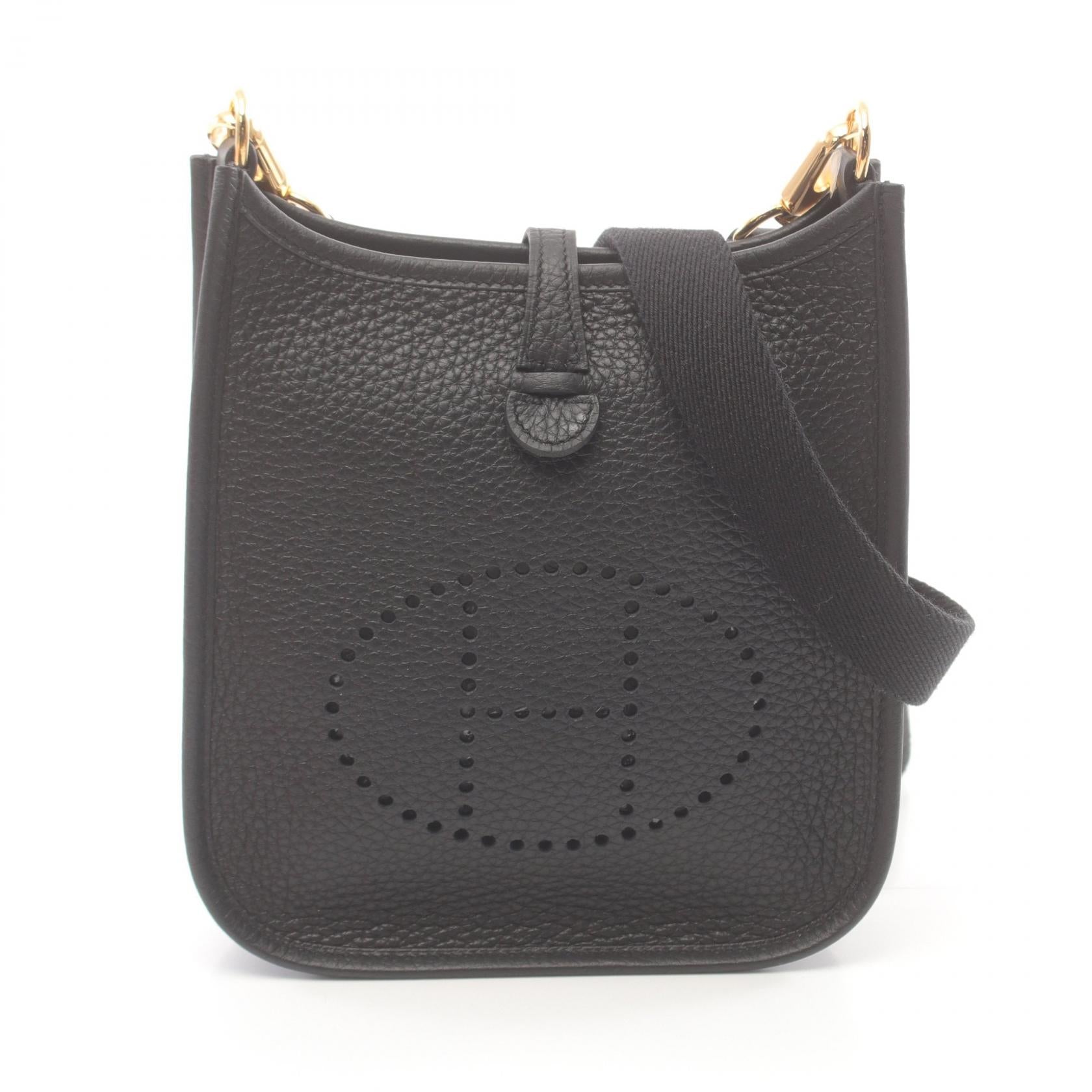 Hermes Evelyne TPM Shoulder Bag Black