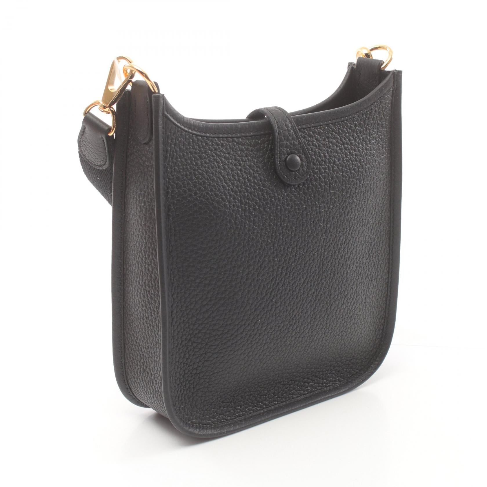 Hermes Evelyne TPM Shoulder Bag Black