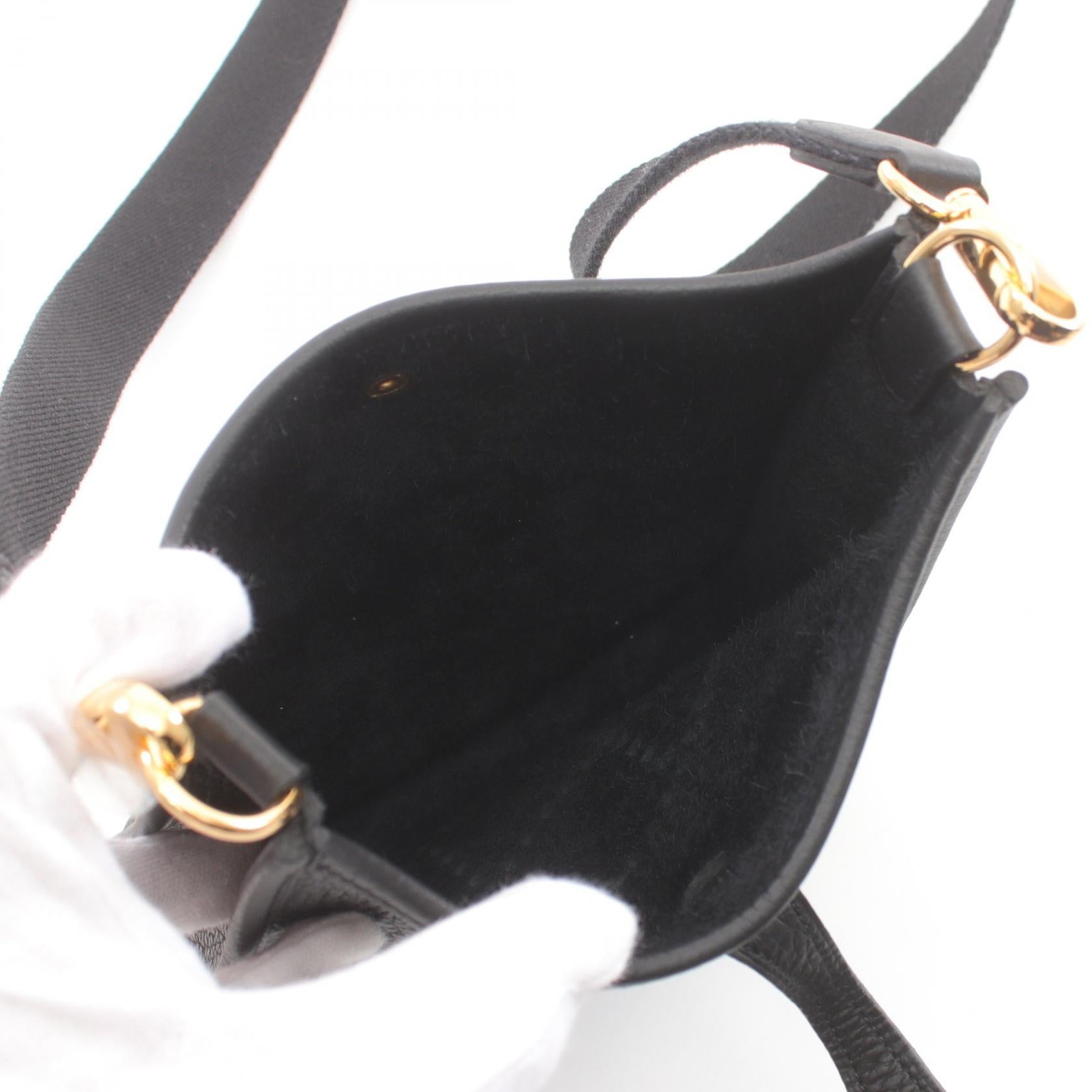 Hermes Evelyne TPM Shoulder Bag Black