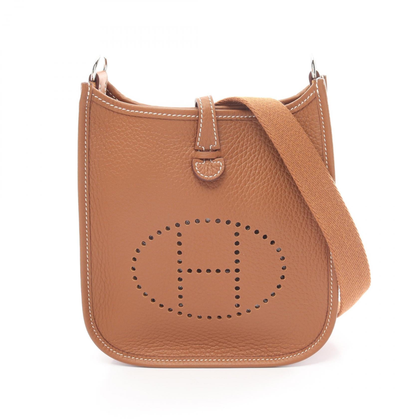 Hermes Evelyne TPM Gold Shoulder Bag