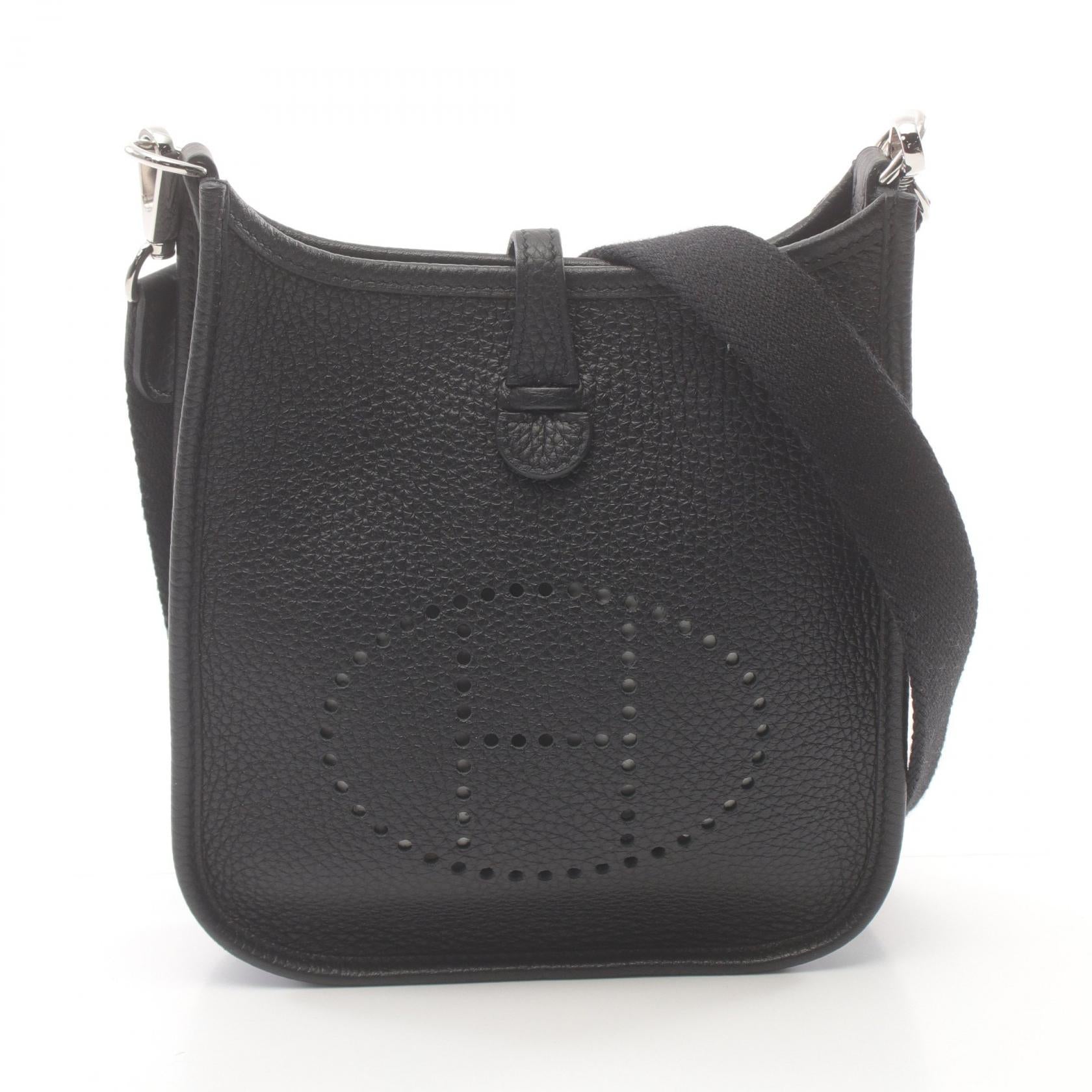 Hermes Evelyne TPM Amazon Shoulder Bag Black