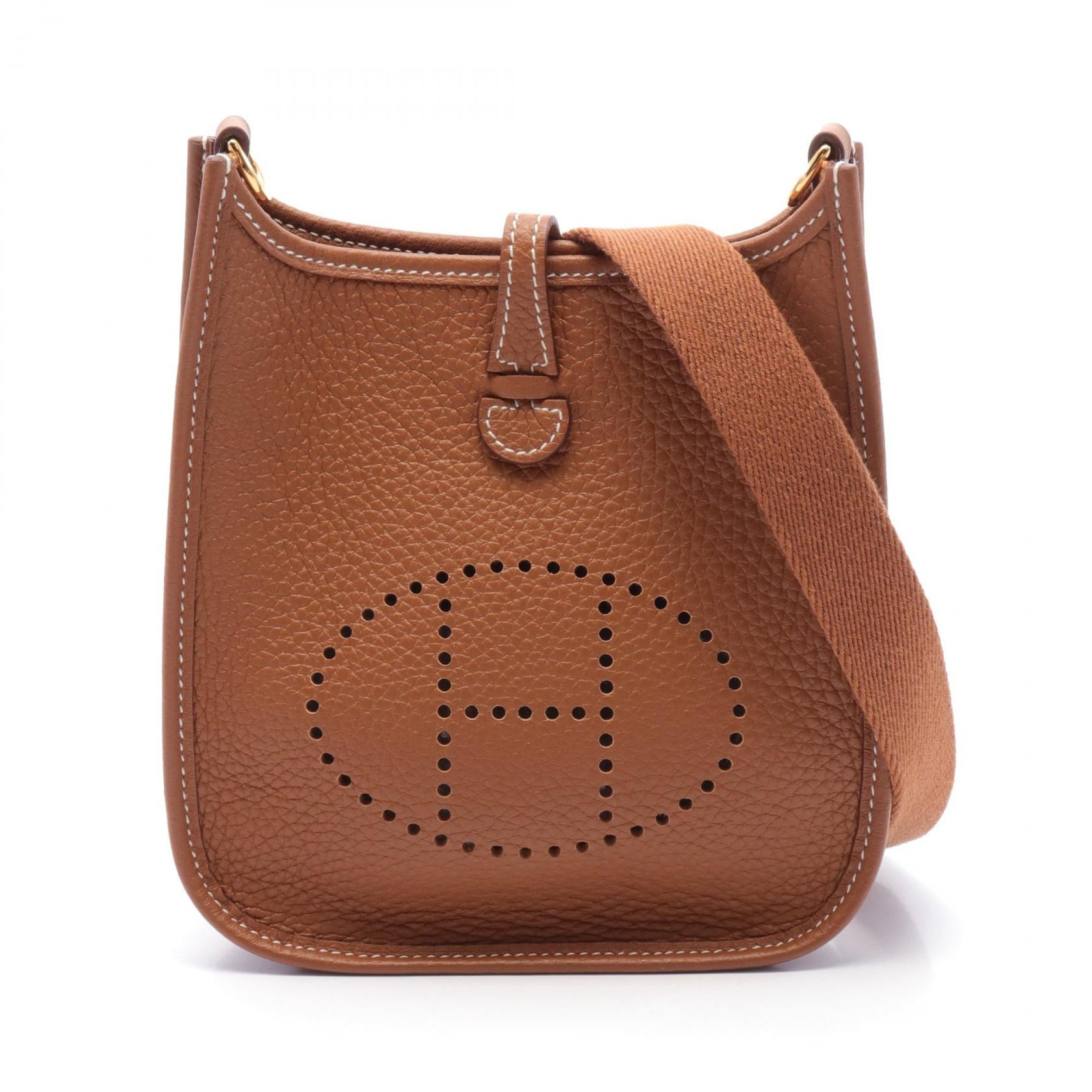 Hermes Evelyne TPM Brown Shoulder Bag