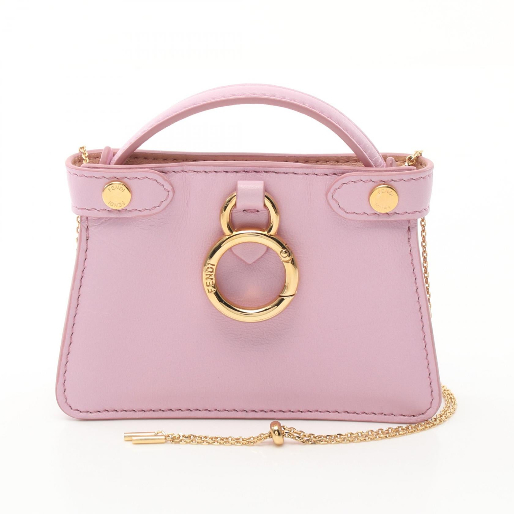 Fendi Nano Peekaboo Leather Handbag 7AR993