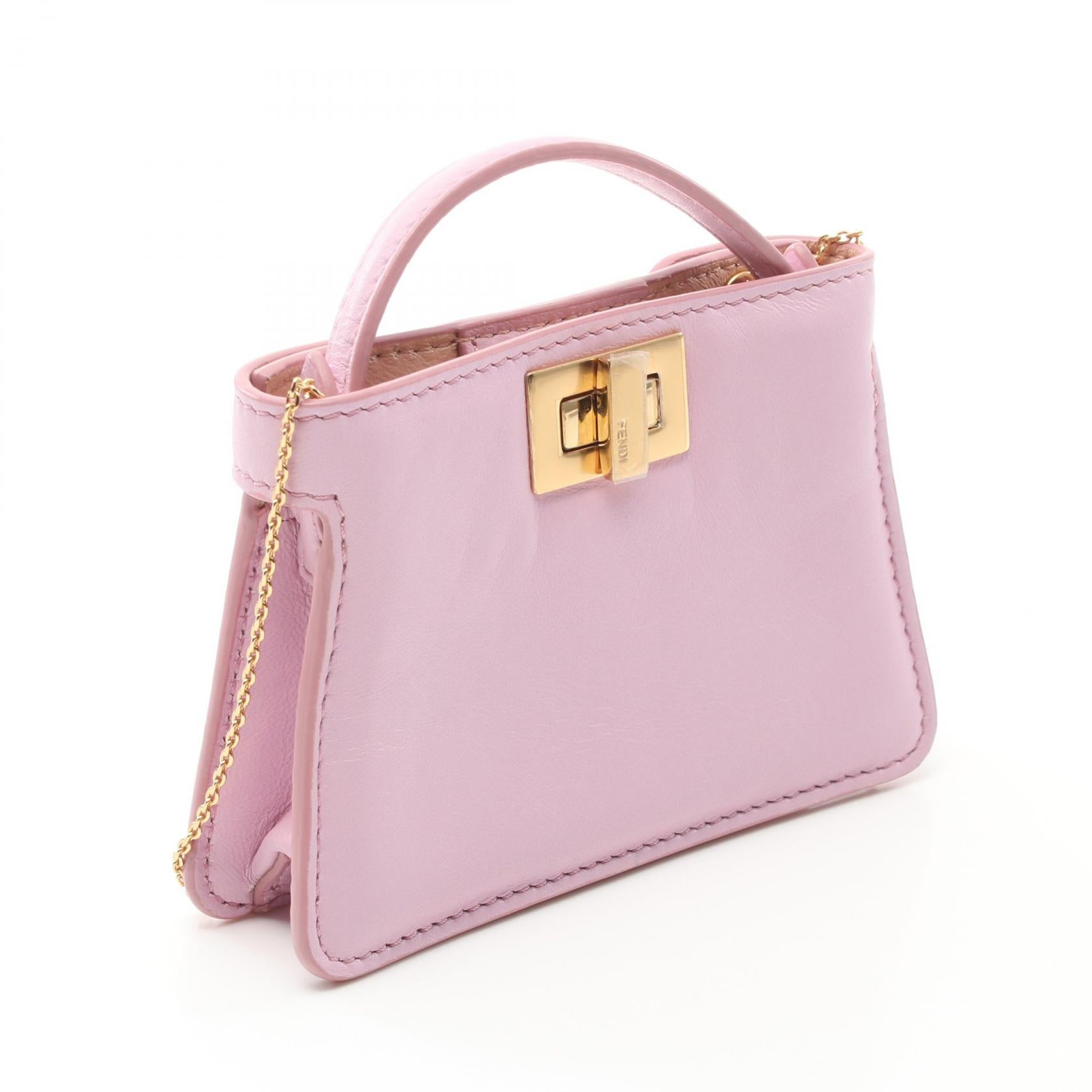 Fendi Nano Peekaboo Leather Handbag 7AR993