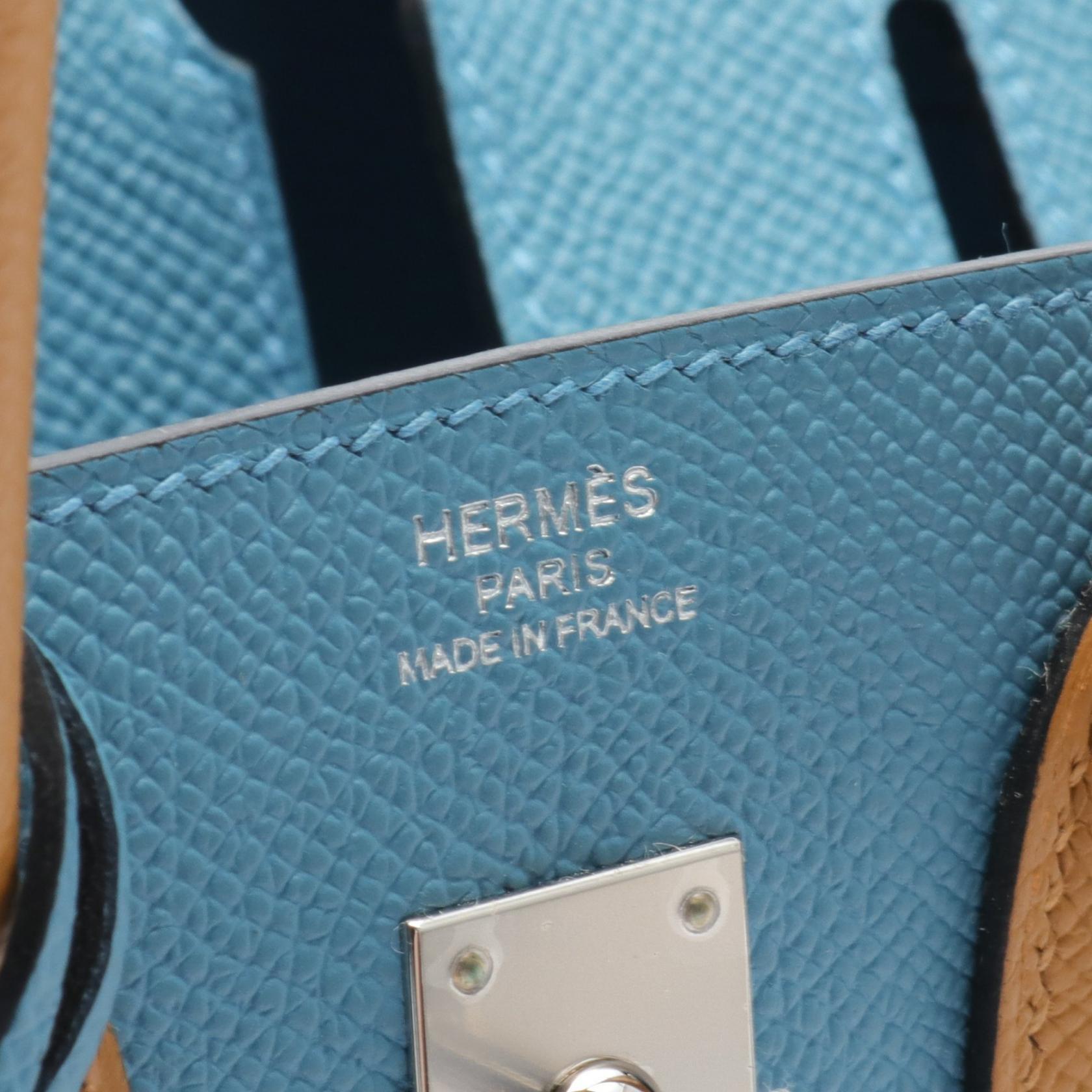 Hermes Birkin 25 Tricolor Handbag