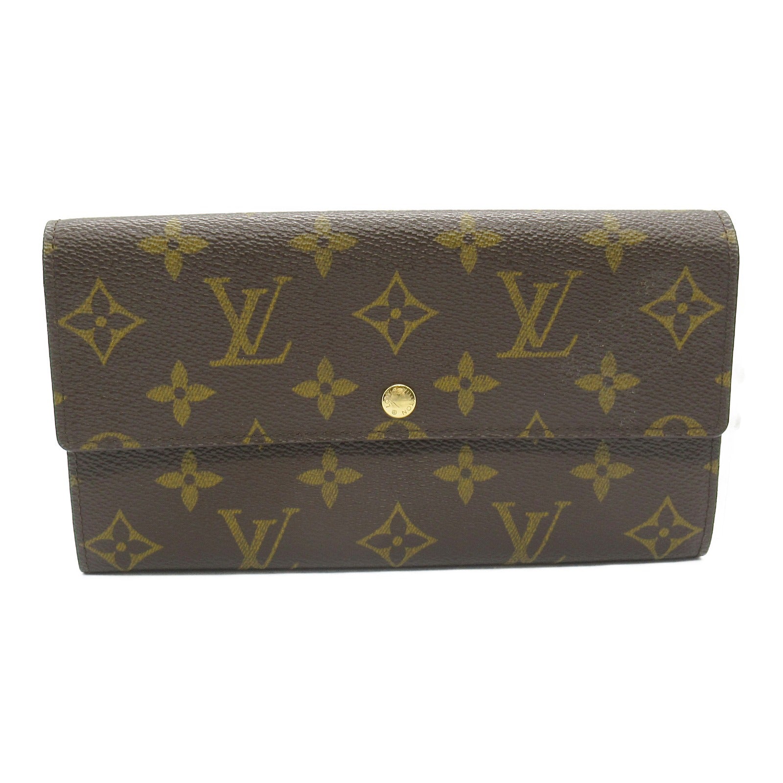 Louis Vuitton Monogram Bifold Wallet Brown