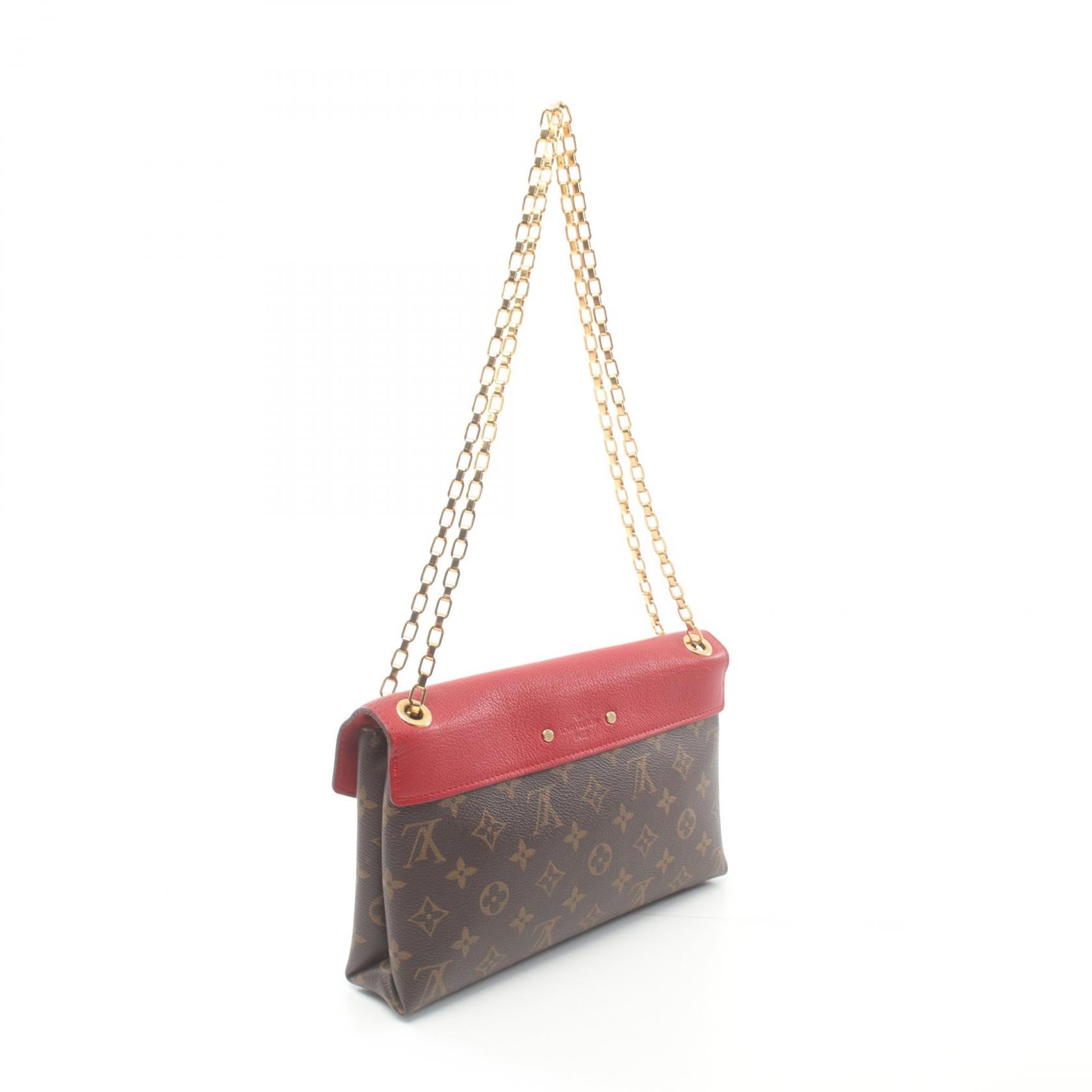 Louis Vuitton Monogram Chain Shoulder Bag M41201