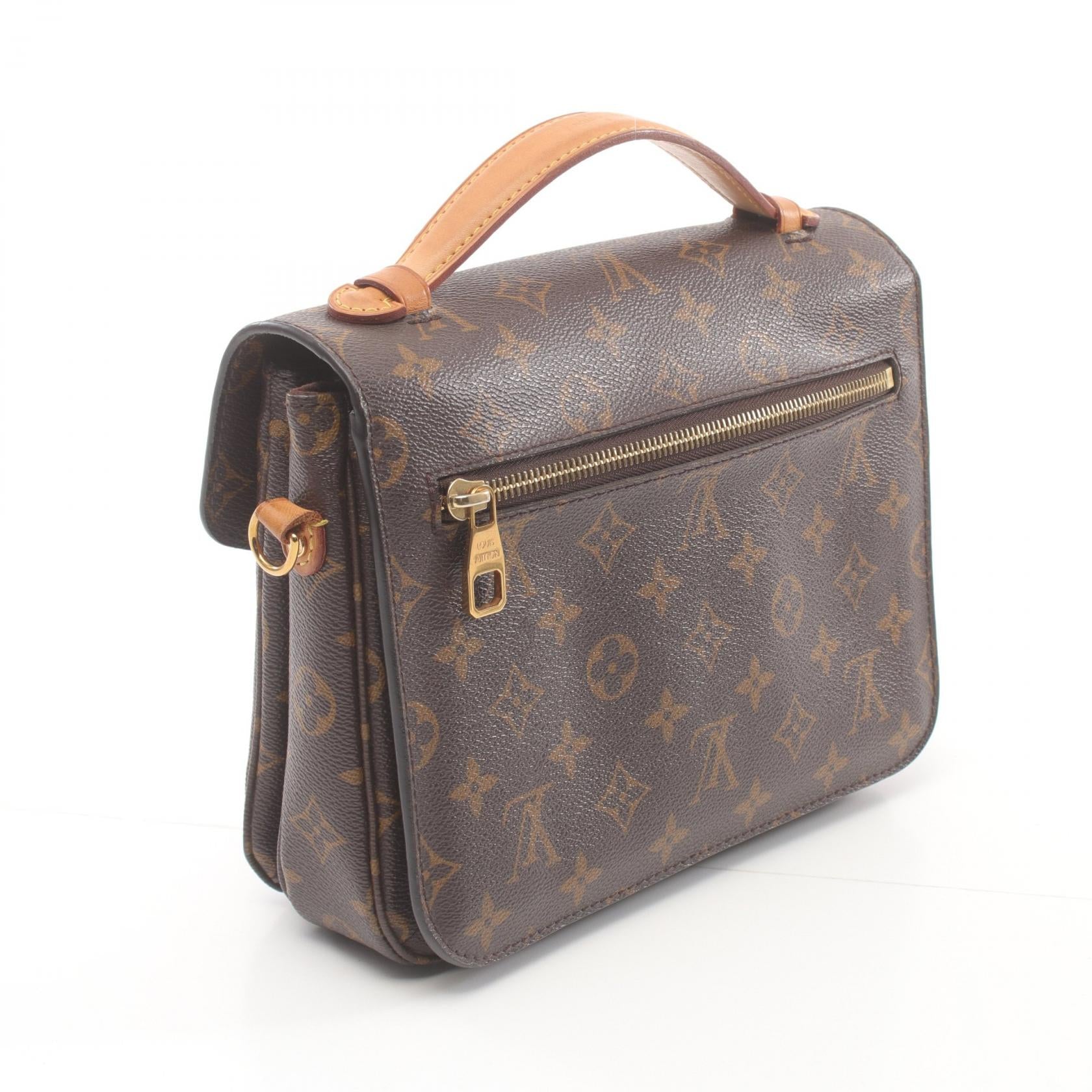 Louis Vuitton Monogram Pochette Metis MM  Canvas Handbag M44875 in Very Good Condition