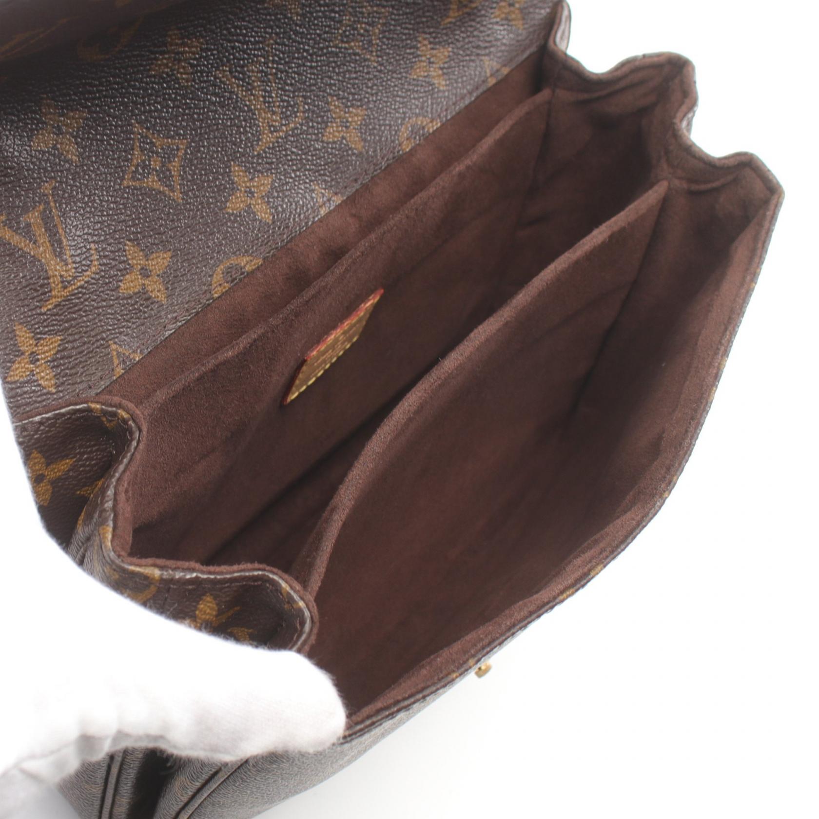 Louis Vuitton Monogram Pochette Metis MM  Canvas Handbag M44875 in Very Good Condition