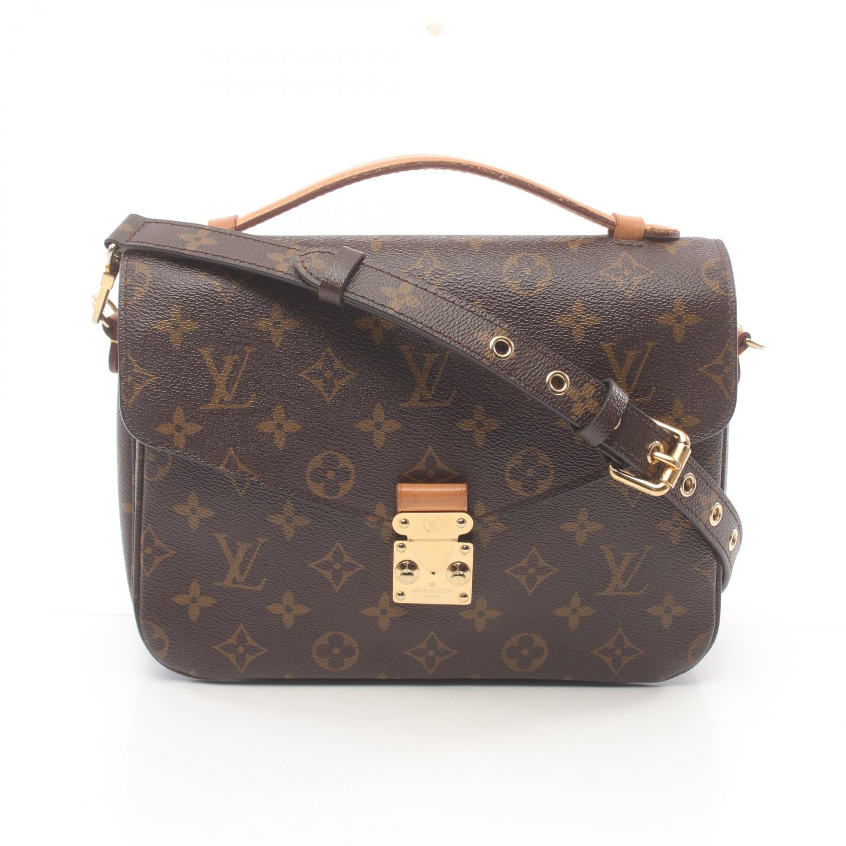 Louis Vuitton Monogram Pochette Metis MM  Canvas Handbag M44875 in Very Good Condition