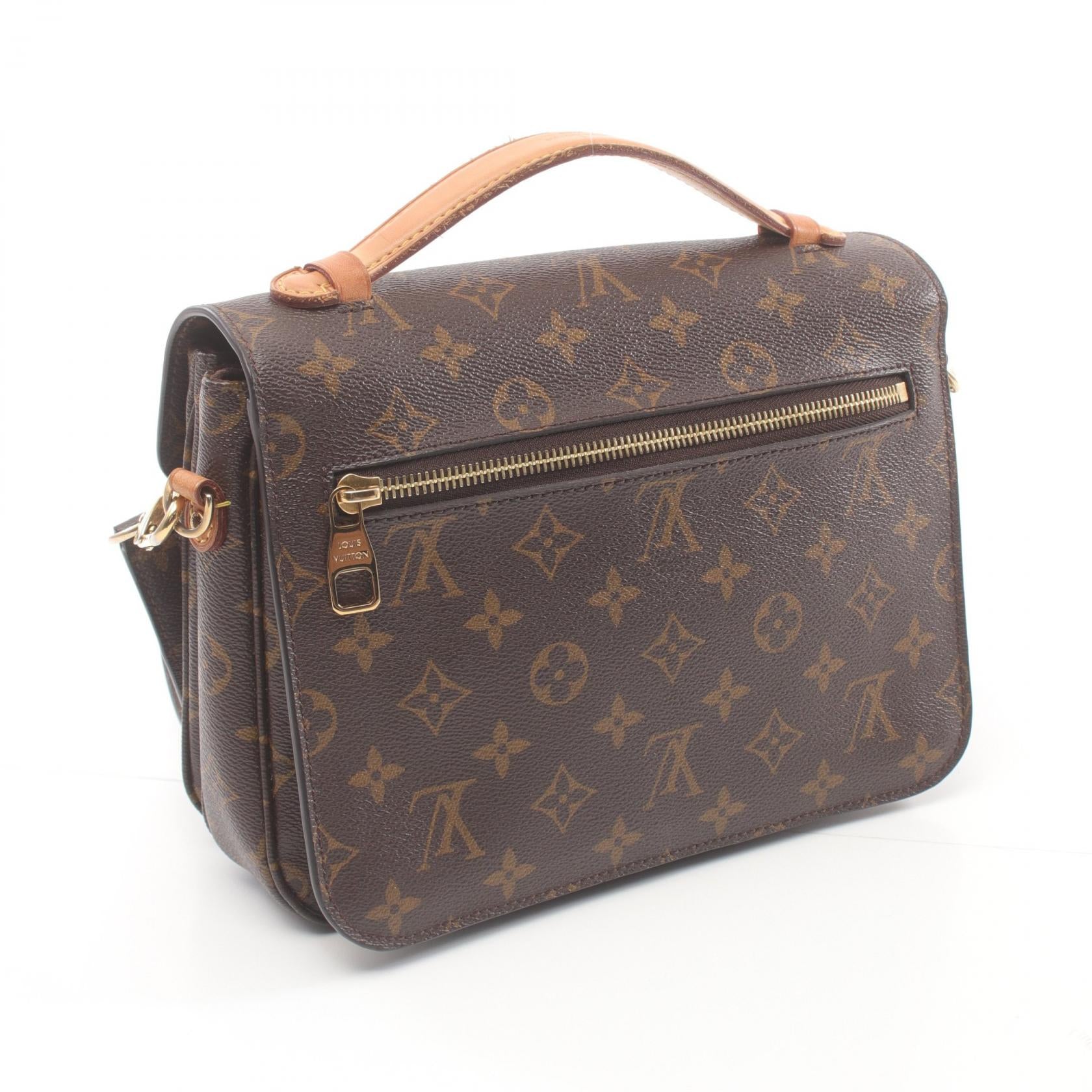 Louis Vuitton Monogram Pochette Metis MM  Canvas Handbag M44875 in Very Good Condition