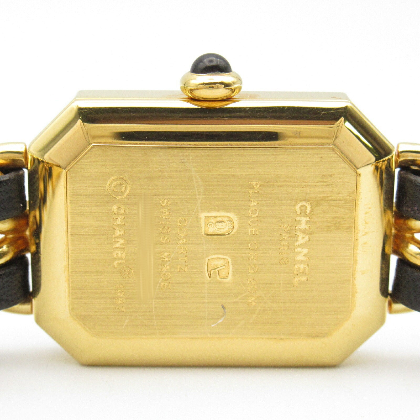 Chanel Premiere S Watch Gold Plated Leather