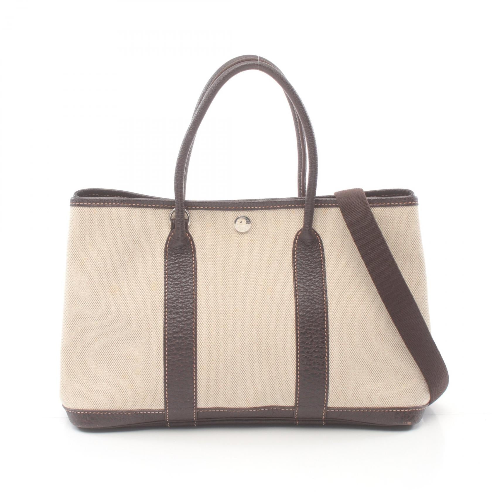 Hermes Garden Party TPM Leather Tote Bag