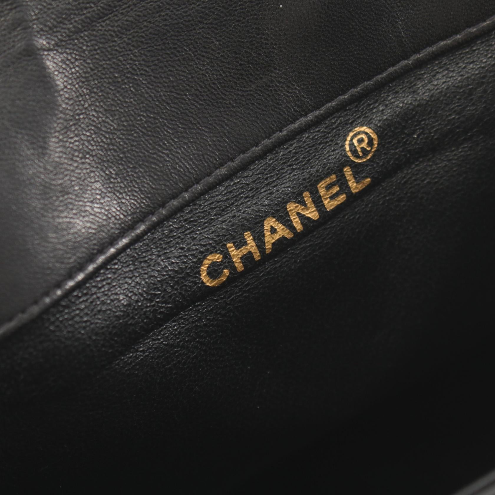 Chanel Matelasse Lambskin Backpack Black