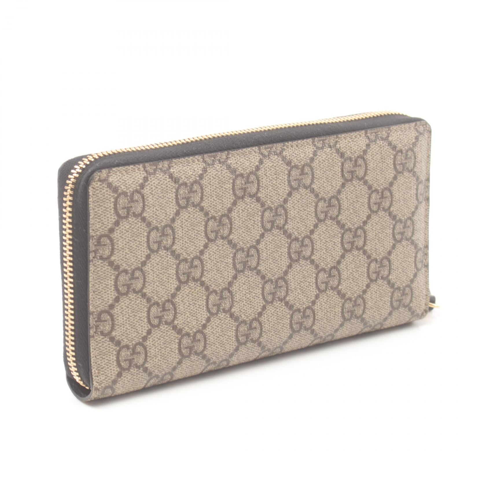 Gucci GG Marmont Round Wallet Beige/Black